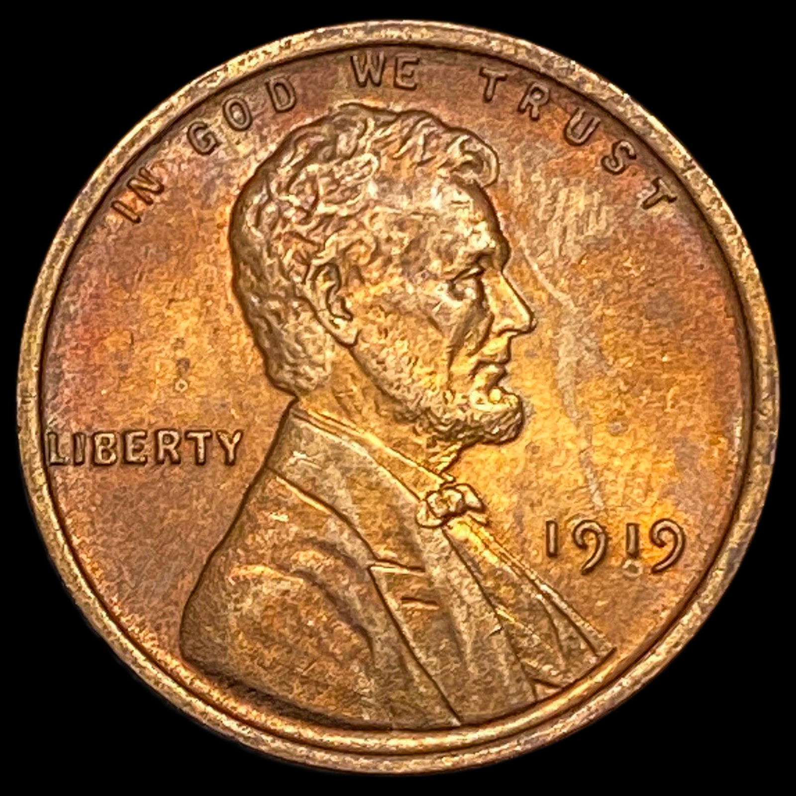 1919 Red Lincoln Wheat Cent GEM BU (1 of 2)