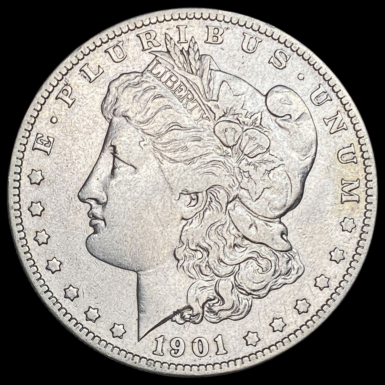 1901-S Silver Morgan Dollar NEARLY UNCIRCULATED (1 of 2)