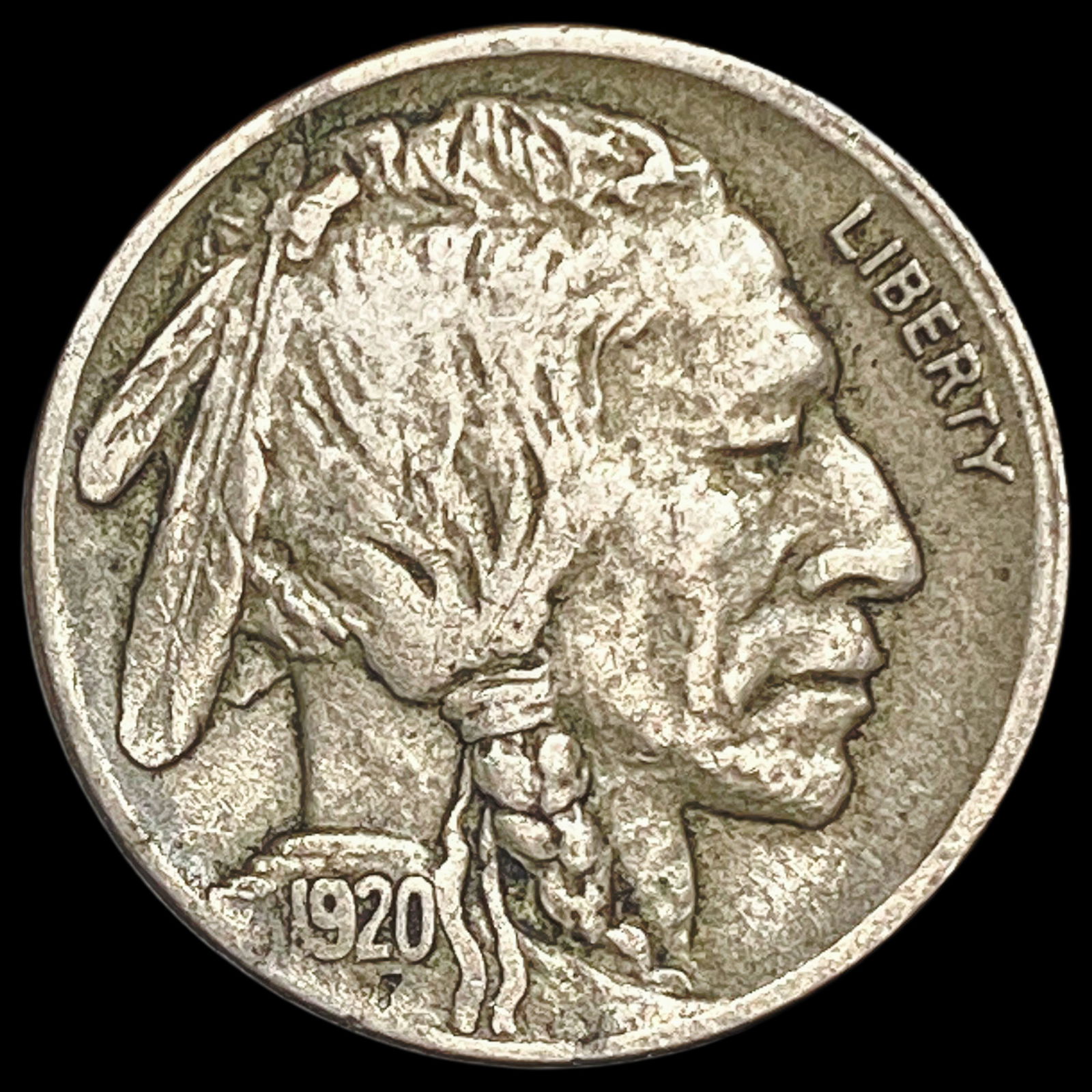 1920-D Buffalo Nickel CLOSELY UNCIRCULATED (1 of 2)