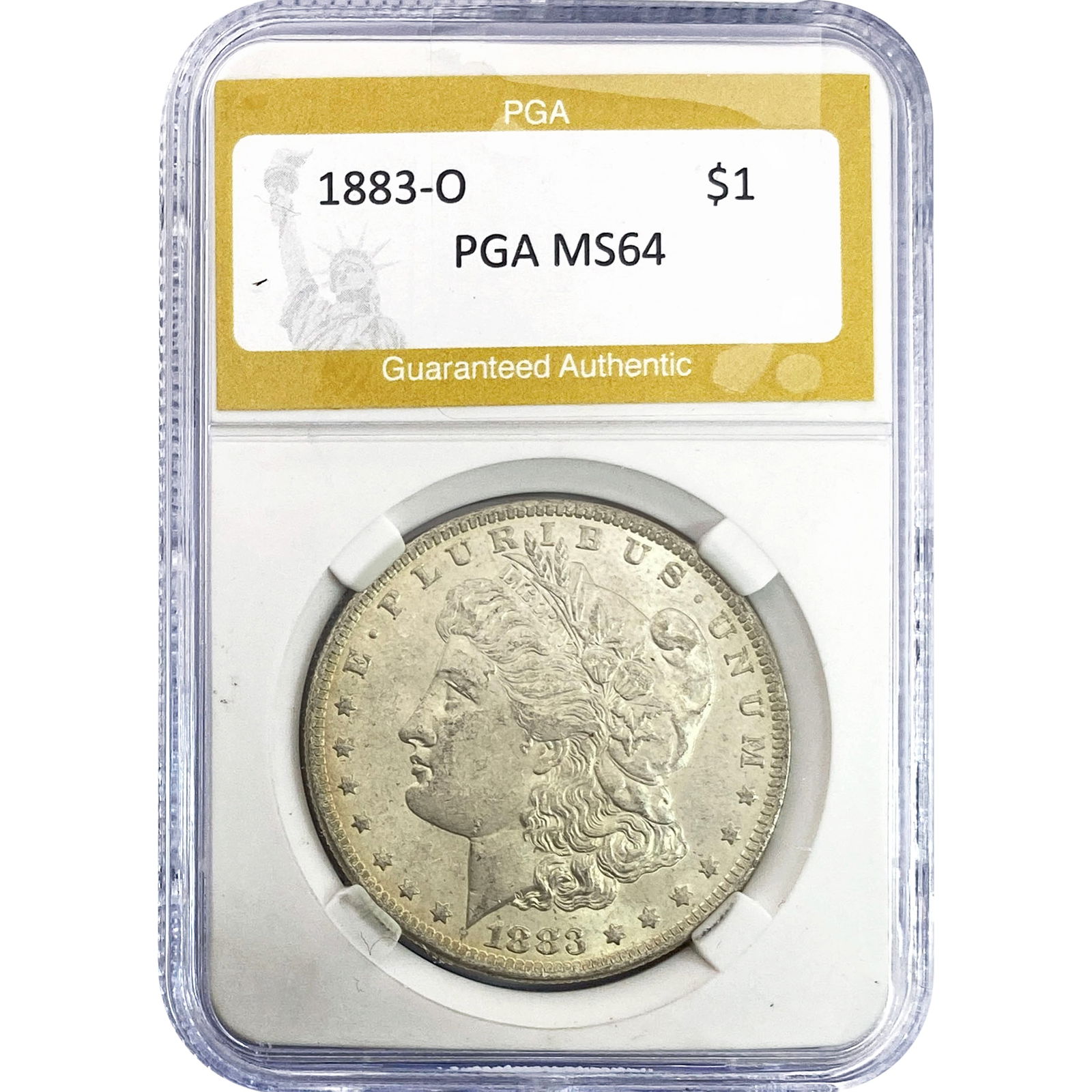 1883-O Morgan Silver Dollar PGA MS64 (1 of 2)