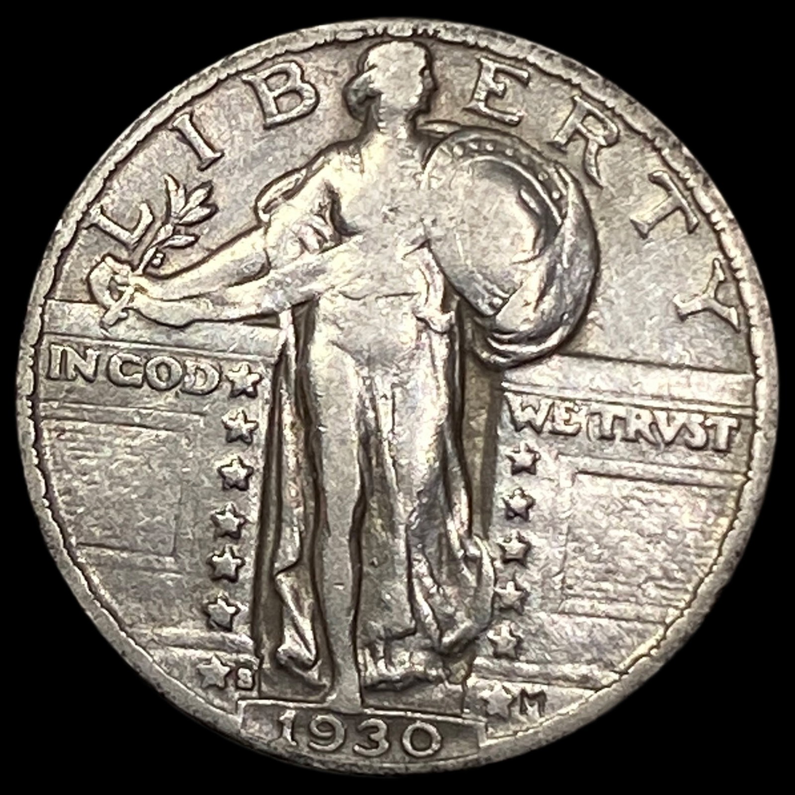 1930-S Standing Liberty Quarter CLOSELY UNCIRCULATED: 1930-S Standing Liberty Quarter CLOSELY UNCIRCULATED
