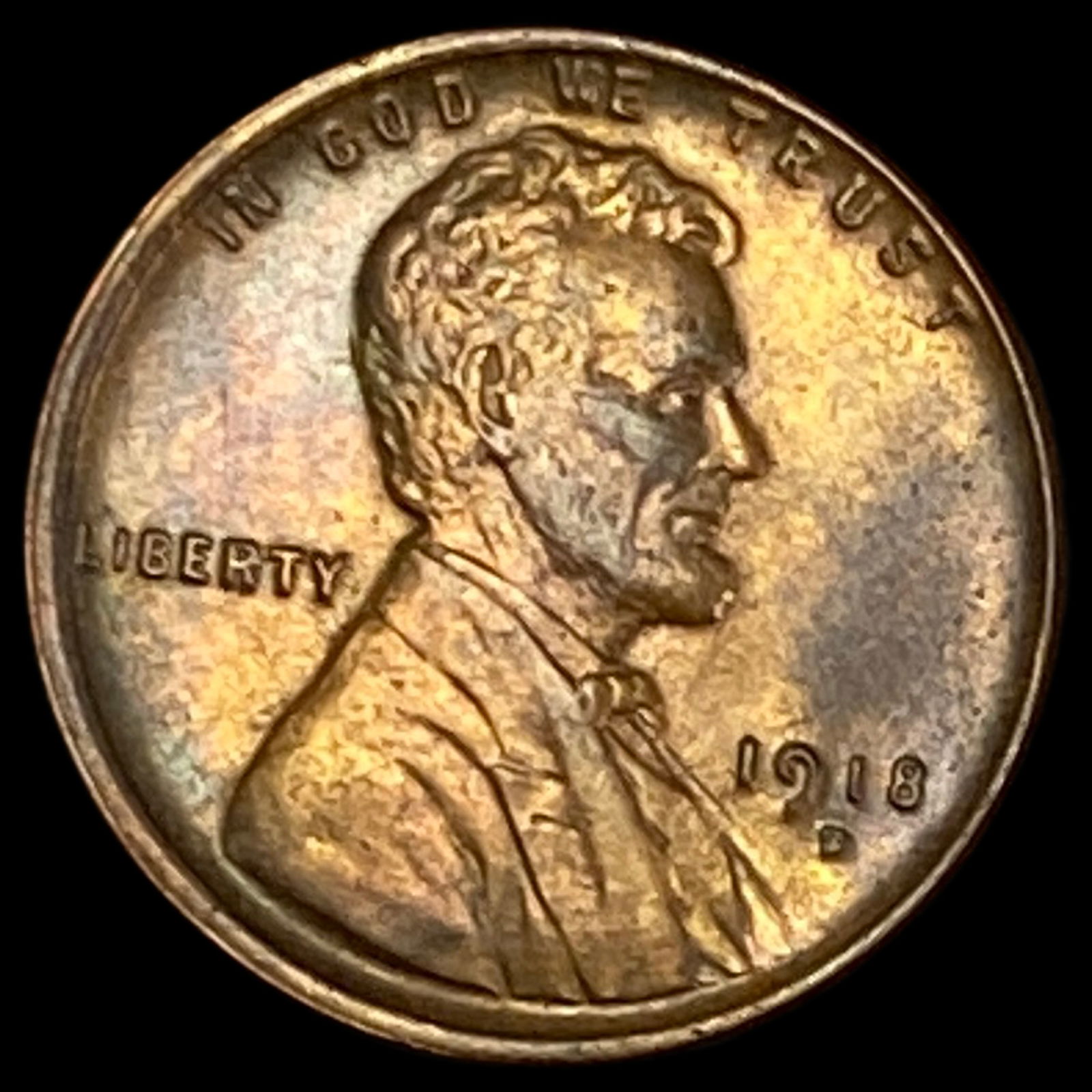 1918-D Lincoln Wheat Cent CLOSELY UNCIRCULATED (1 of 2)