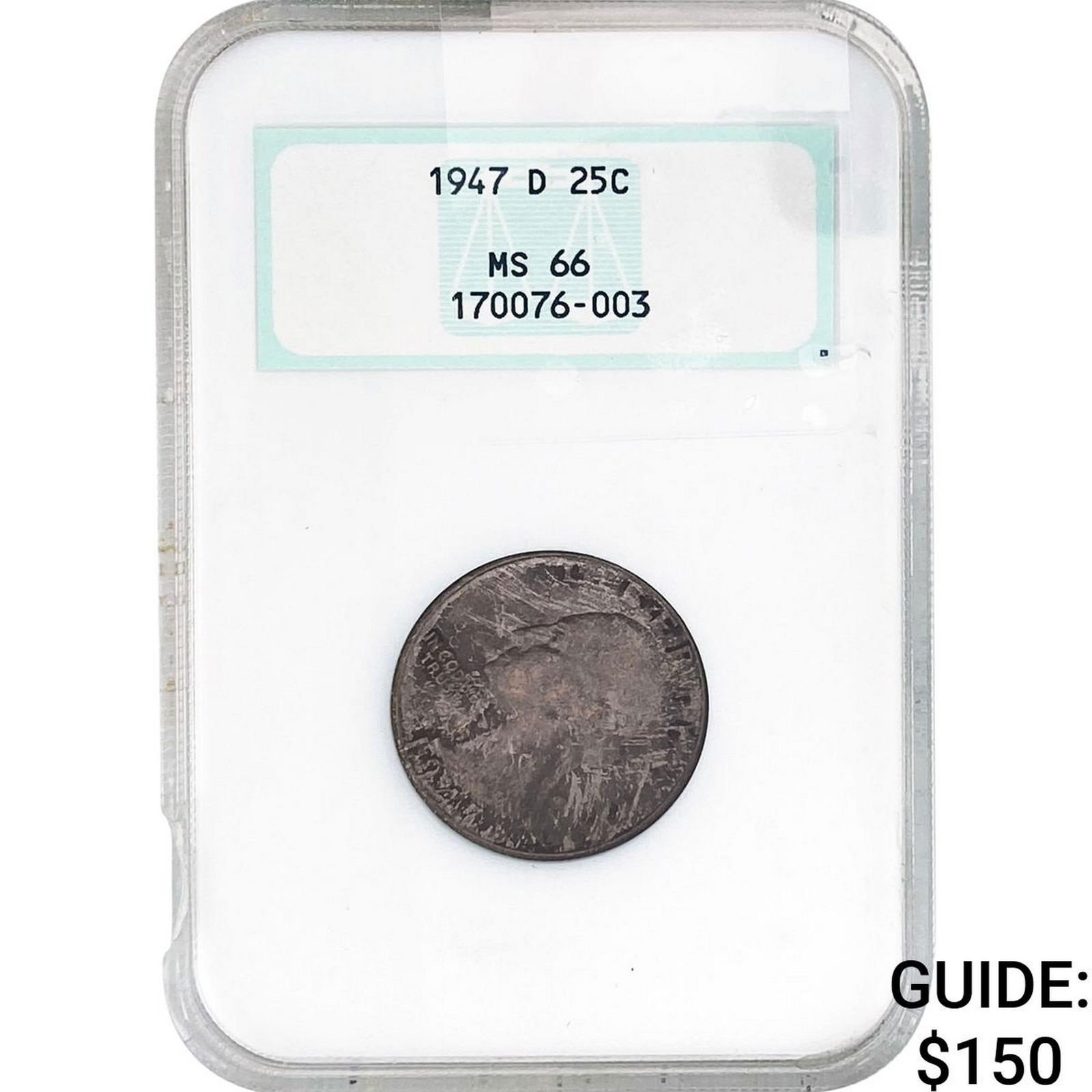 1947-D Washington Silver Quarter NGC MS66 (1 of 2)