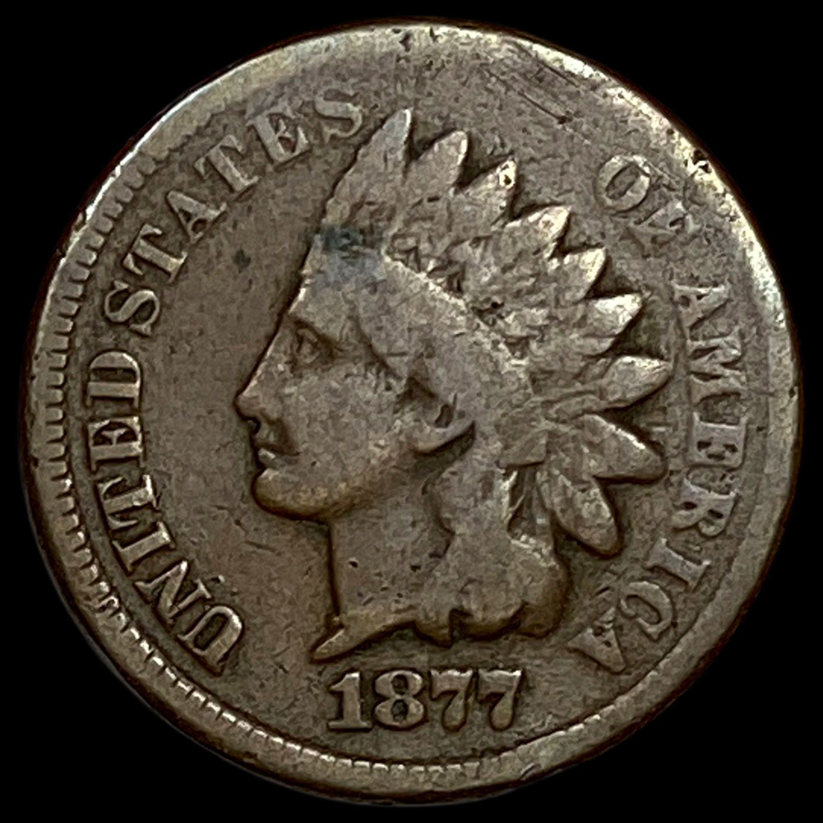 1877 Indian Head Cent HIGH GRADE (1 of 2)