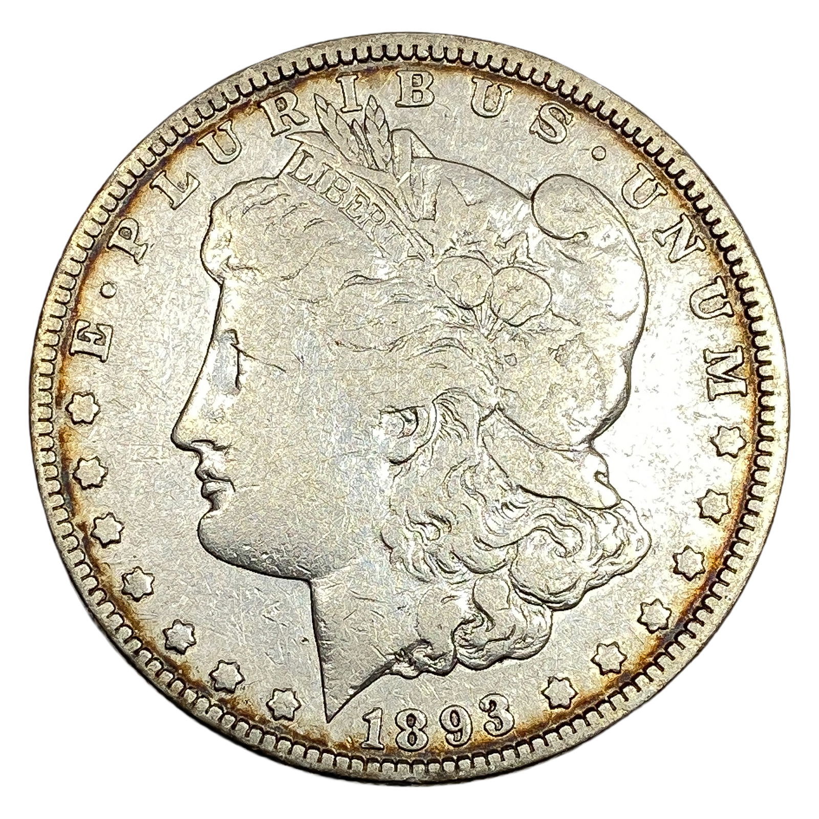 1893-O Morgan Silver Dollar (1 of 2)