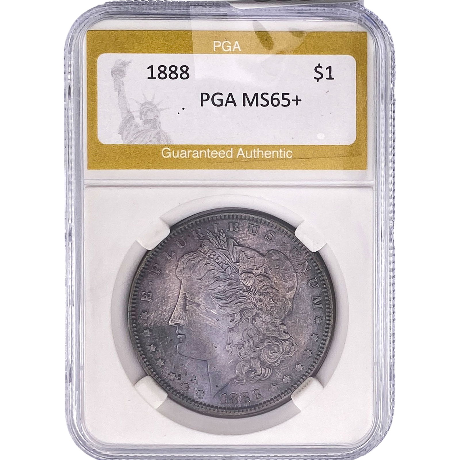 1888 Morgan Silver Dollar PGA MS65+ (1 of 2)