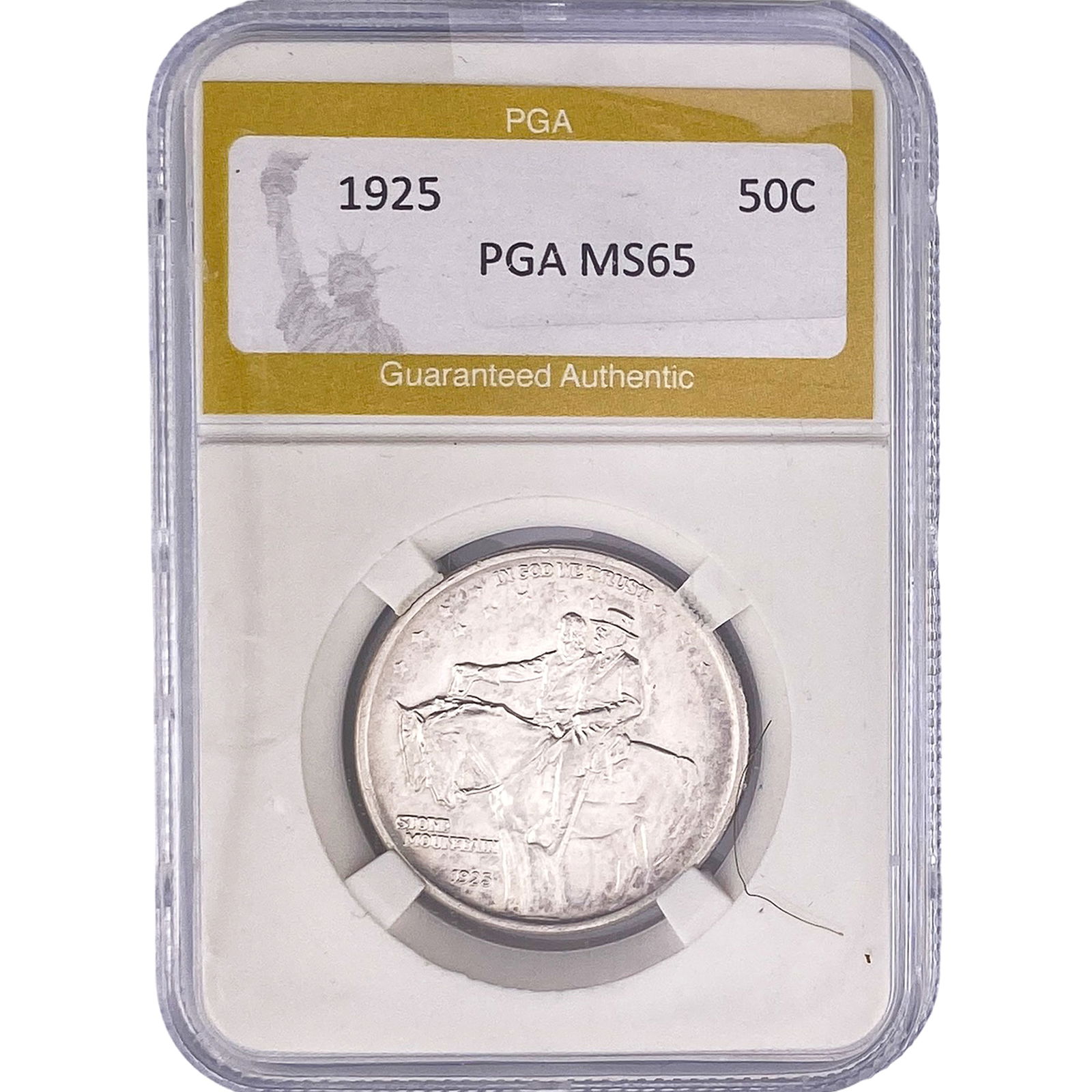 1925 Stone Mountain Half Dollar PGA MS65 (1 of 2)