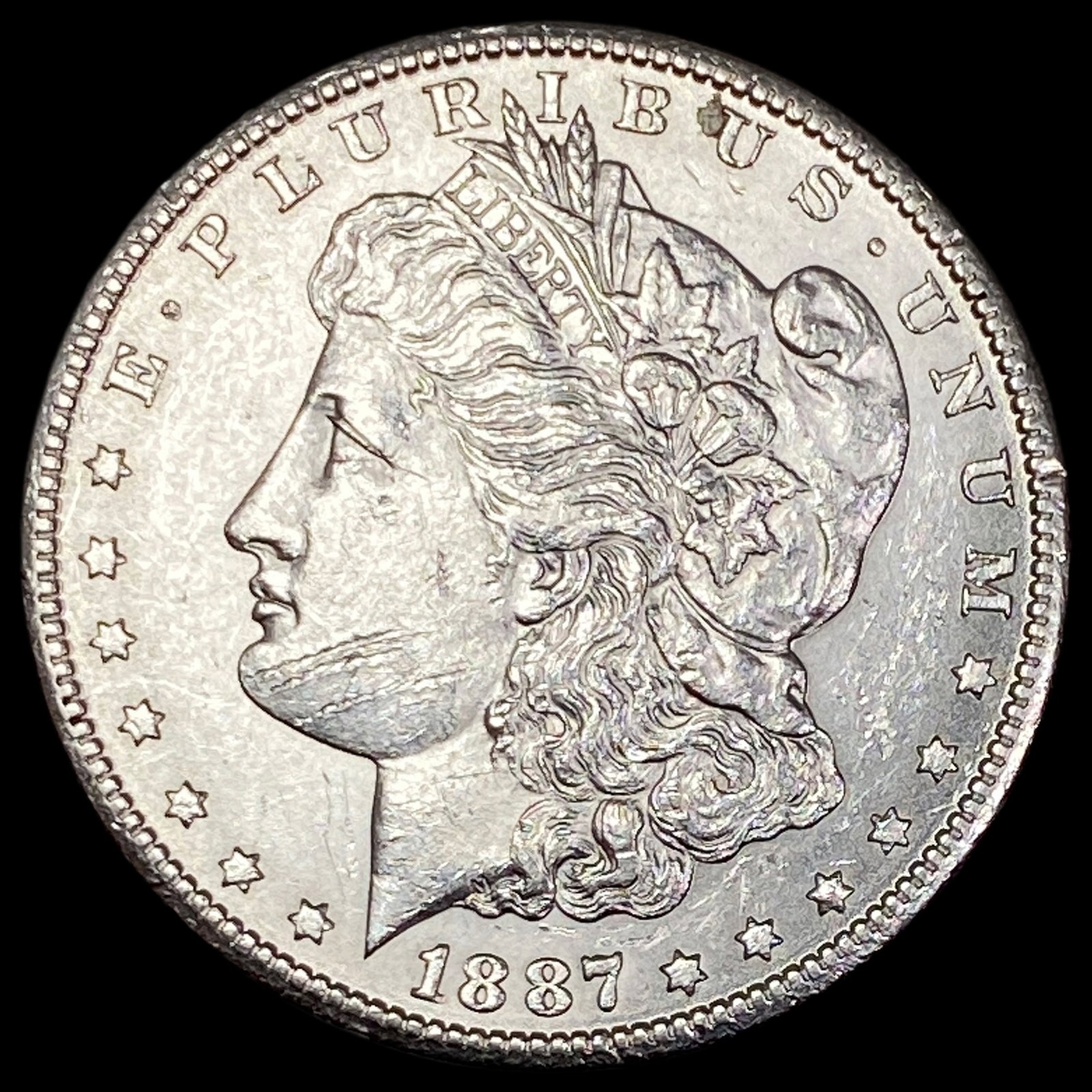 1887-S Silver Morgan Dollar HIGH GRADE: 1887-S Silver Morgan Dollar HIGH GRADE