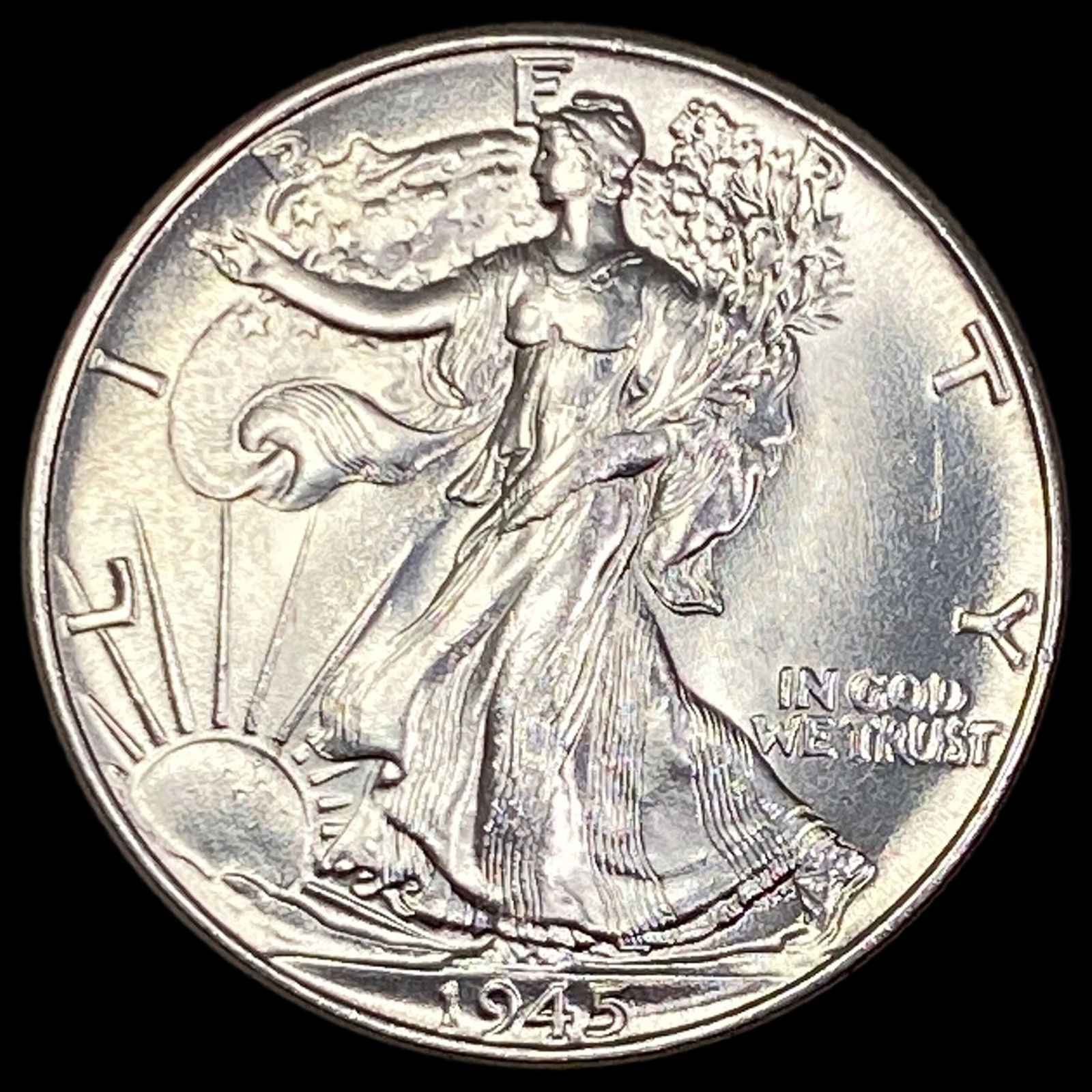 1945 Silver Walking Liberty Half Dollar UNCIRCULATED (1 of 2)