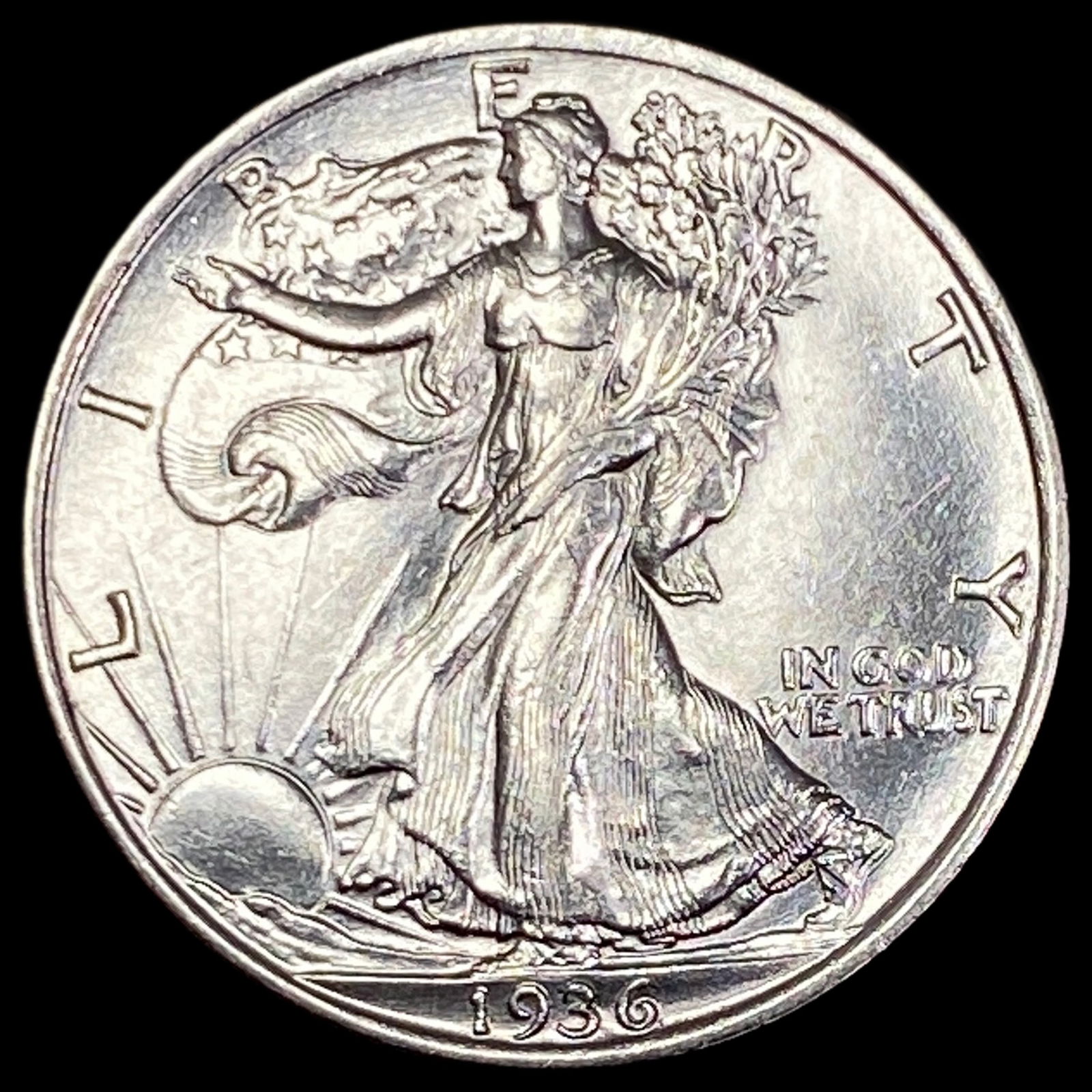 1936 Silver Walking Liberty Half Dollar UNCIRCULATED (1 of 2)