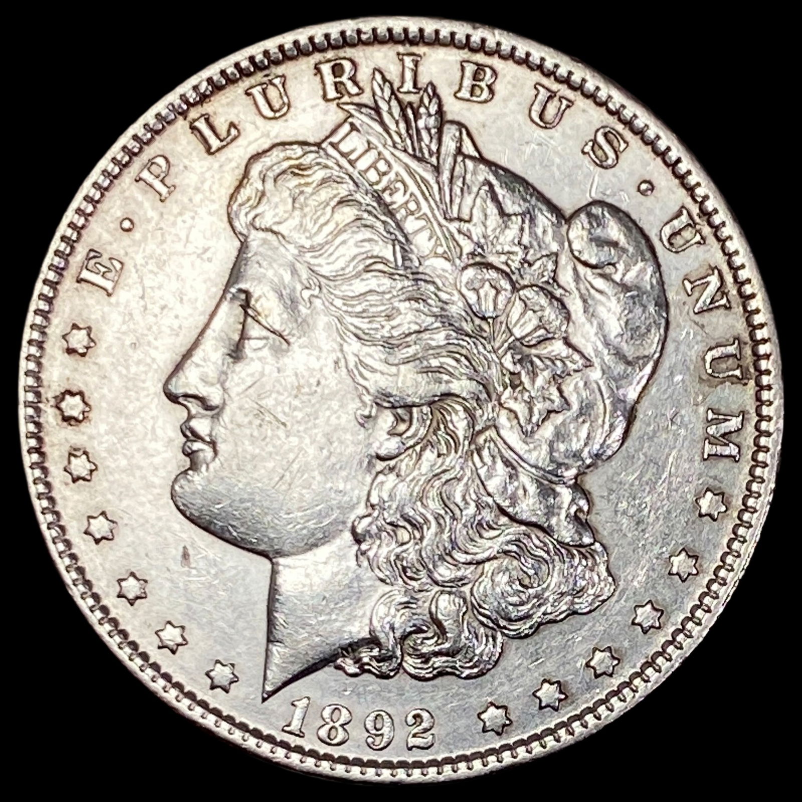 1892 Silver Morgan Dollar CLOSELY UNCIRCULATED (1 of 2)
