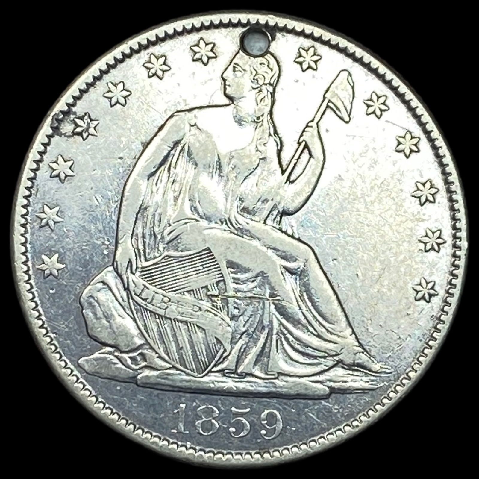 1859-O Seated Liberty Half Dollar HIGH GRADE: 1859-O Seated Liberty Half Dollar HIGH GRADE