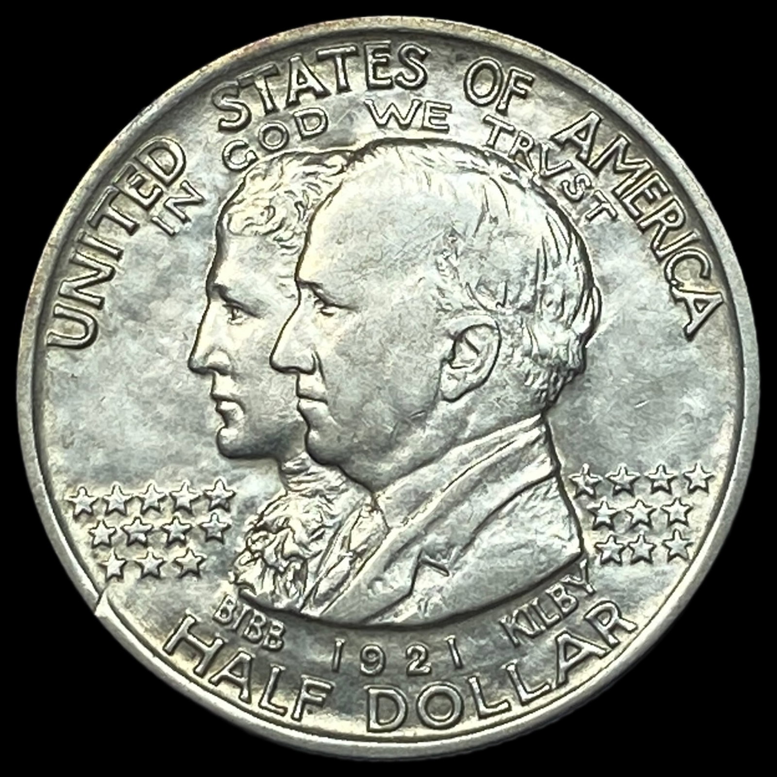 1921 Silver Alabama Half Dollar CLOSELY UNCIRCULATED (1 of 2)
