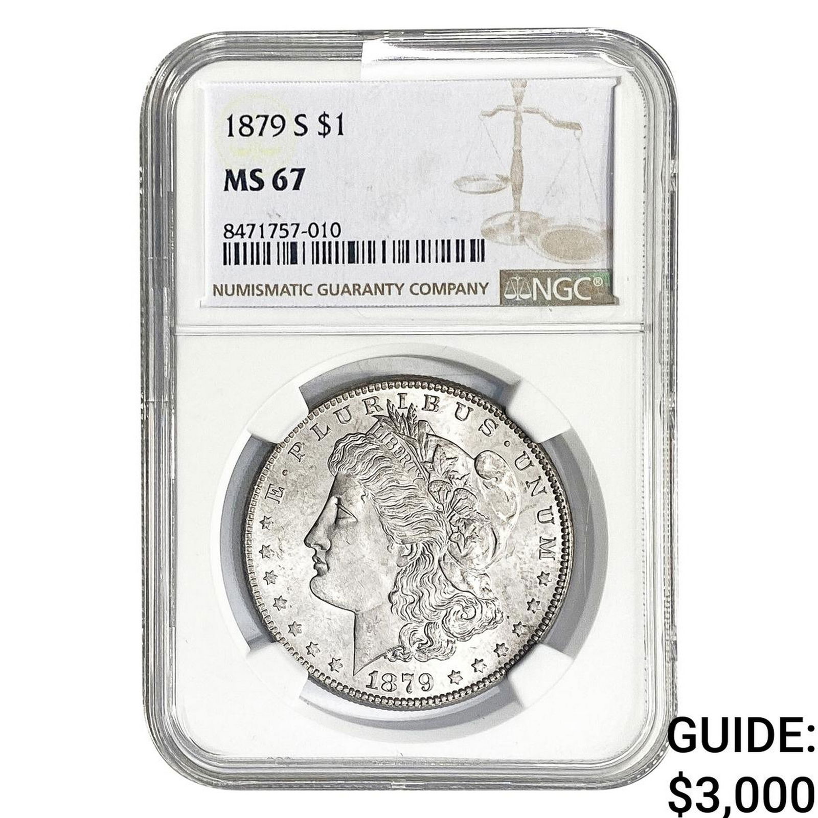 1879-S Morgan Silver Dollar NGC MS67 (1 of 2)