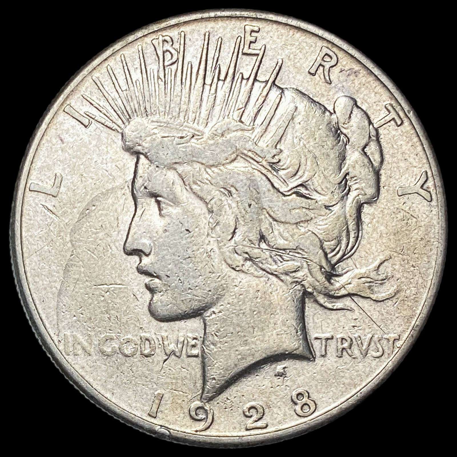 1928-S Peace Silver Dollar LIGHTLY CIRCULATED (1 of 2)