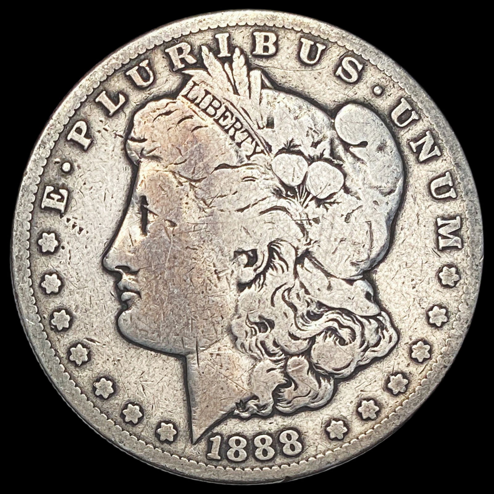 1888-S Silver Morgan Dollar NICELY CIRCULATED (1 of 2)