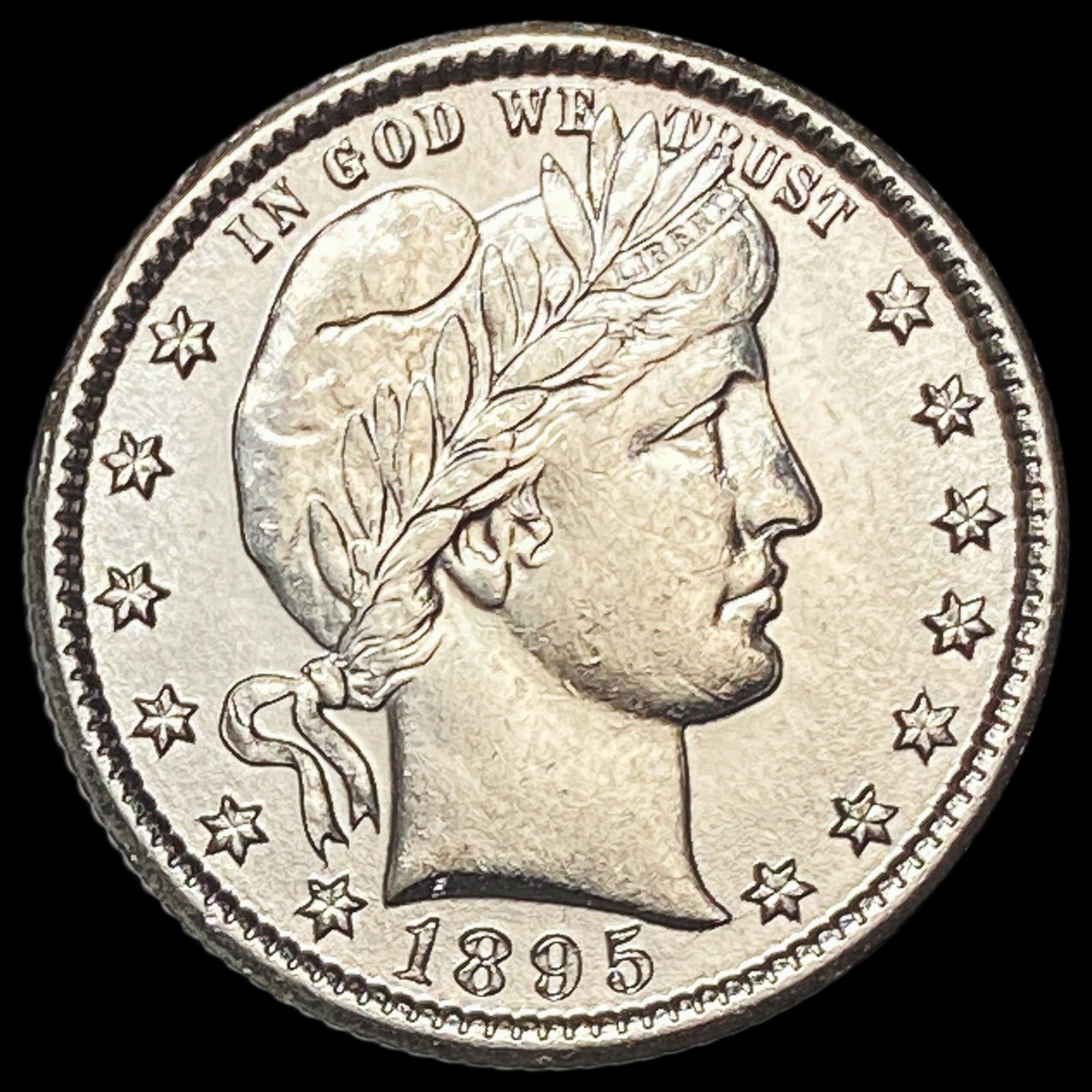 1895-O Silver Barber Quarter UNCIRCULATED (1 of 2)