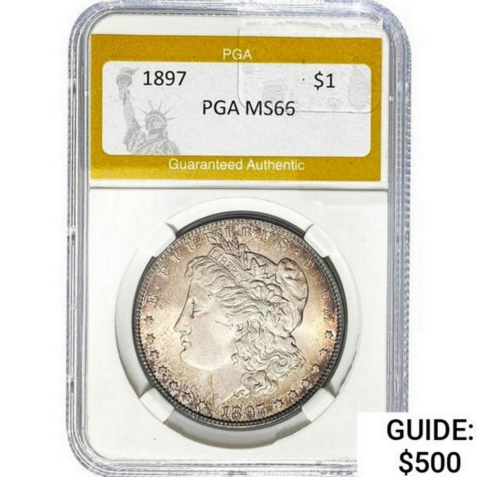 1897 Morgan Silver Dollar PGA MS65 (1 of 2)