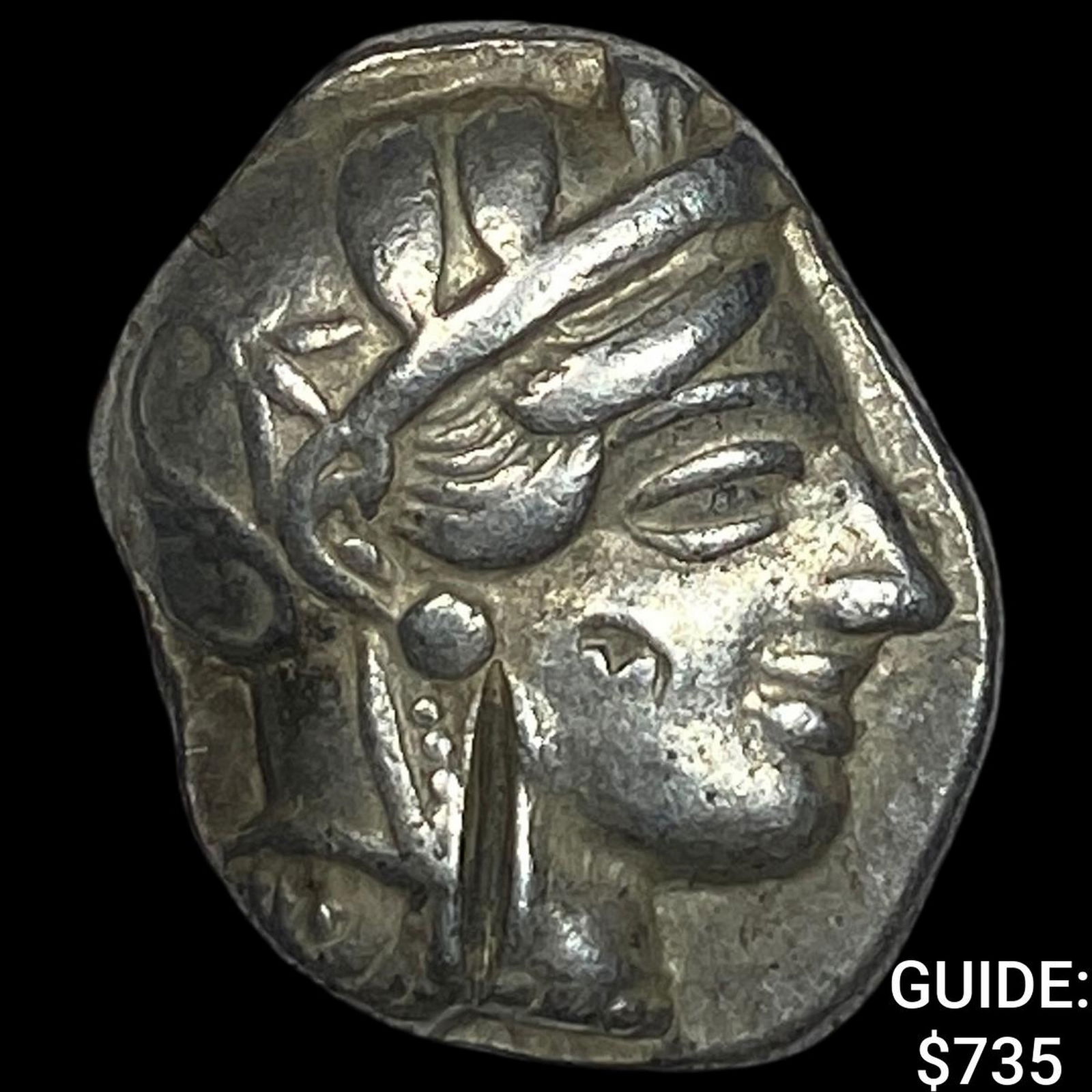 Attica Athens 393-294 BC Silver Tetradrachm NEARLY UNCIRCULATED (1 of 2)