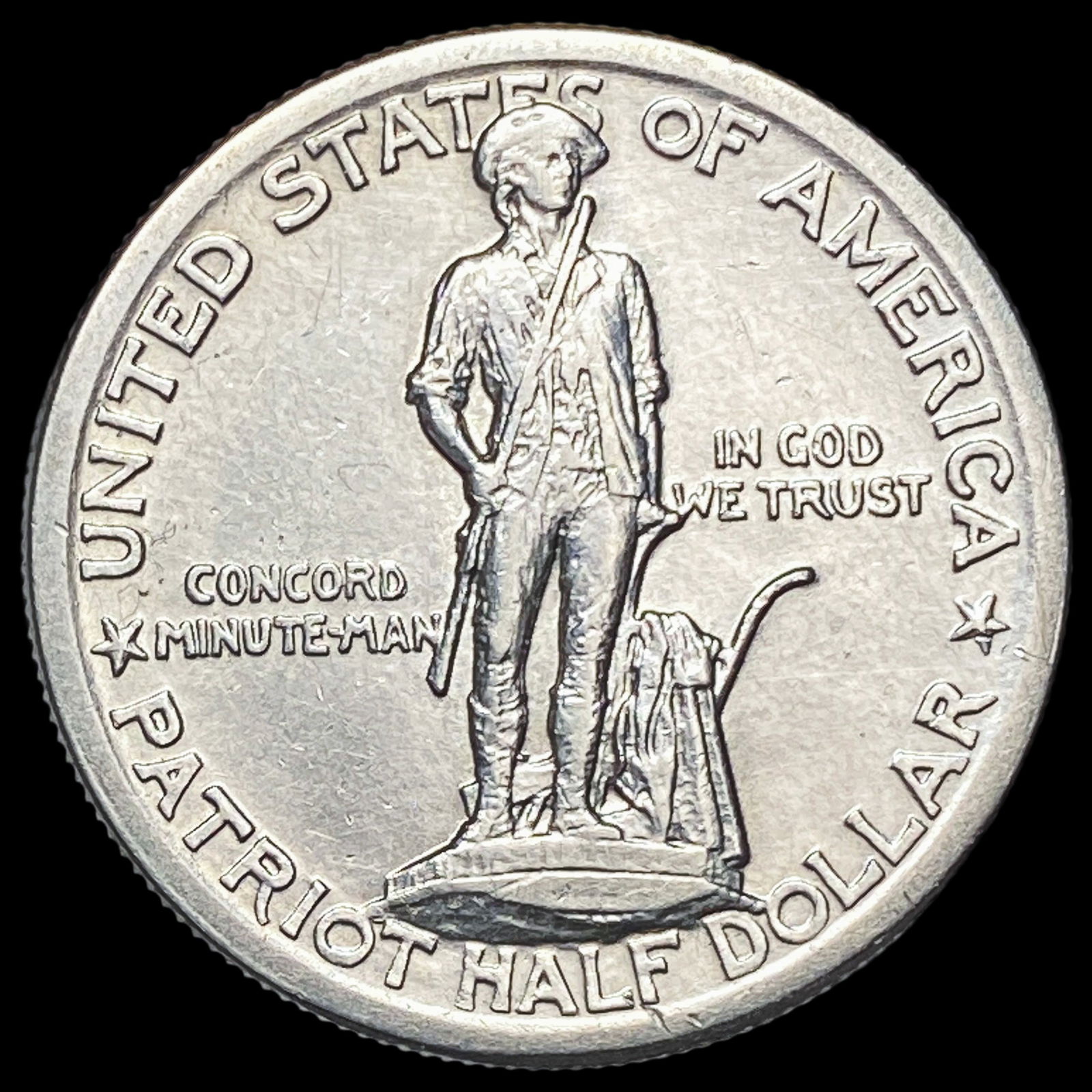1925 Silver Lexington-Concord Half Dollar CLOSELY UNCIRCULATED (1 of 2)