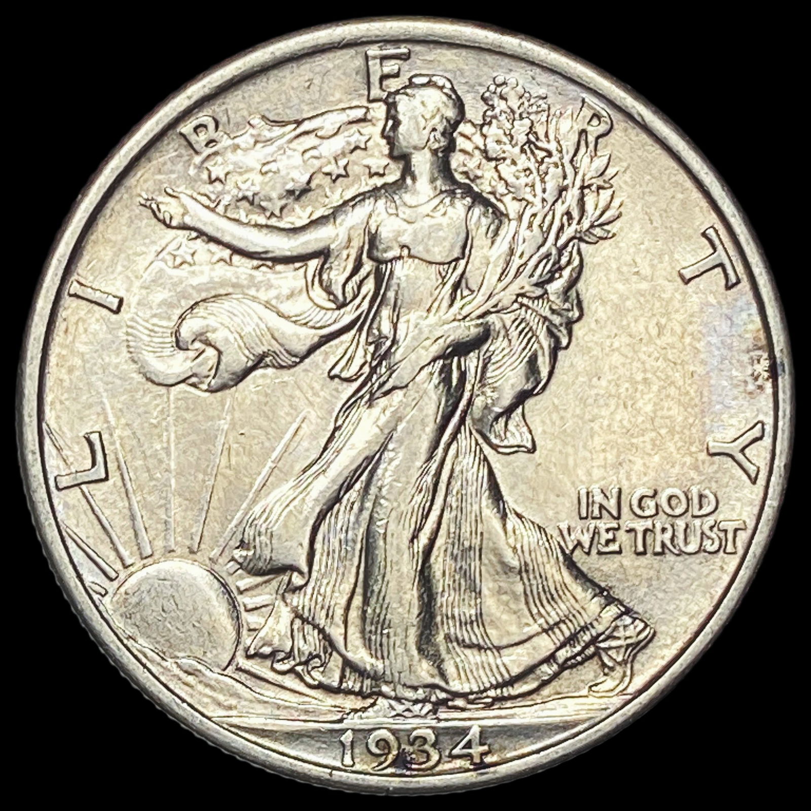 1934 Silver Walking Liberty Half Dollar UNCIRCULATED (1 of 2)