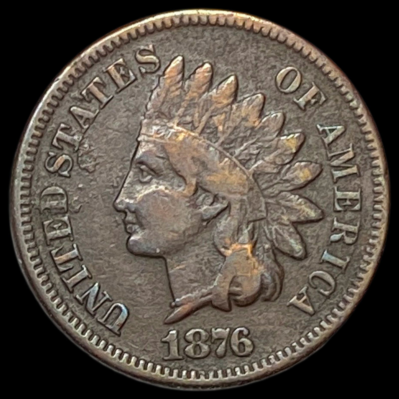 1876 Indian Head Cent HIGH GRADE (1 of 2)
