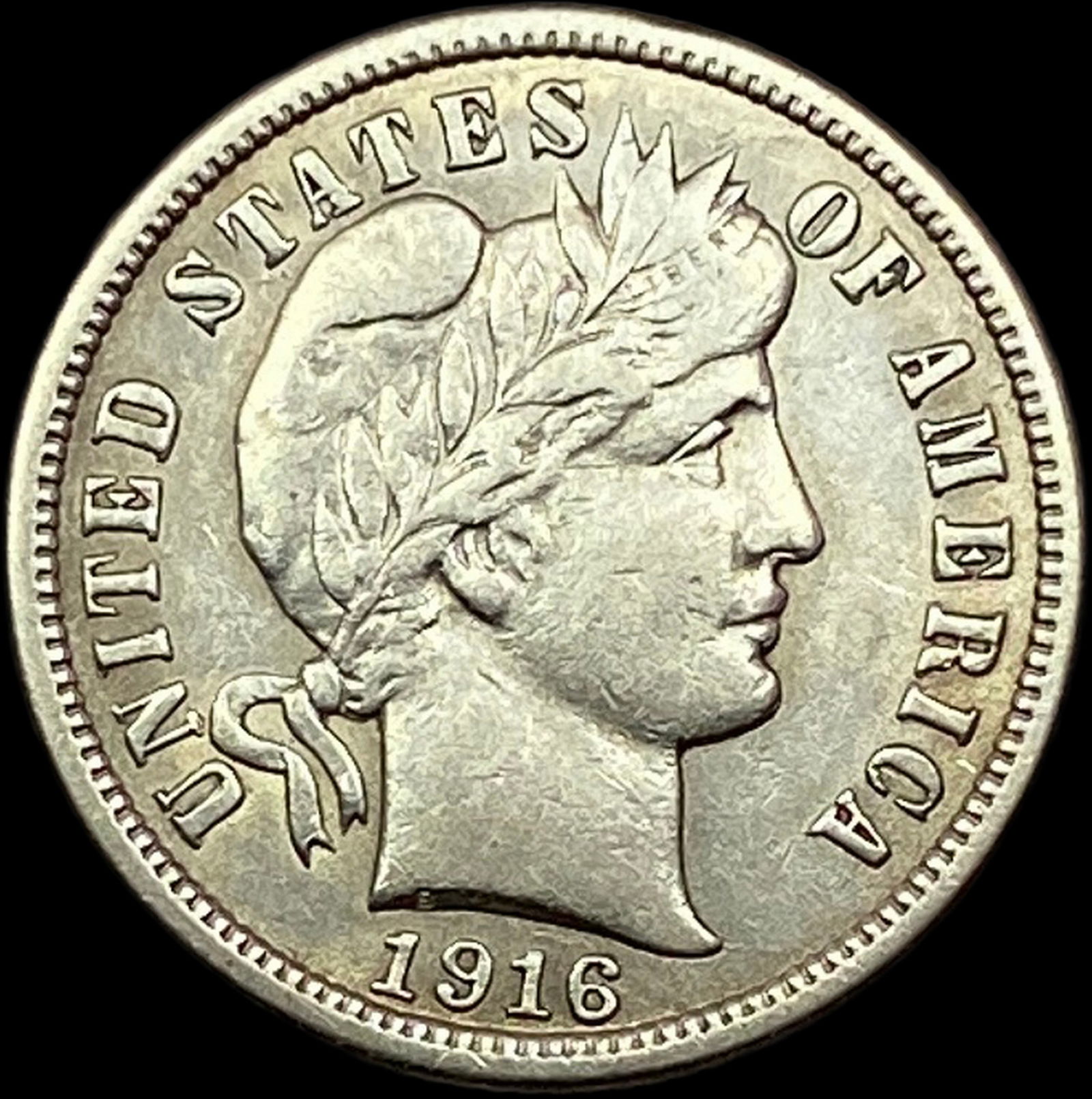 1916 Silver Barber Dime CLOSELY UNCIRCULATED (1 of 2)