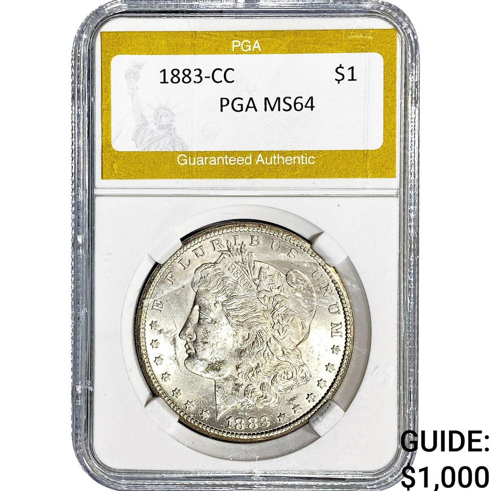 1883-CC Morgan Silver Dollar PGA MS64 (1 of 2)
