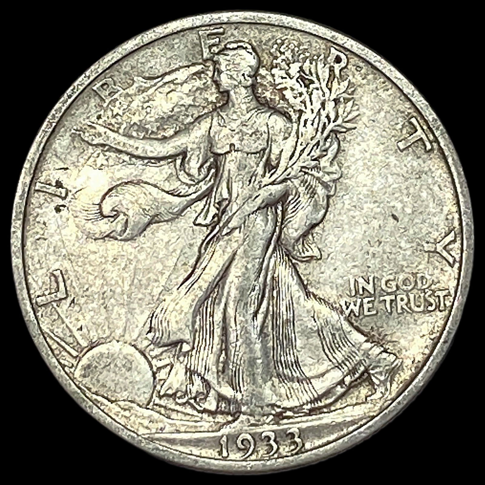 1933-S Walking Liberty Half Dollar CLOSELY UNCIRCULATED (1 of 2)