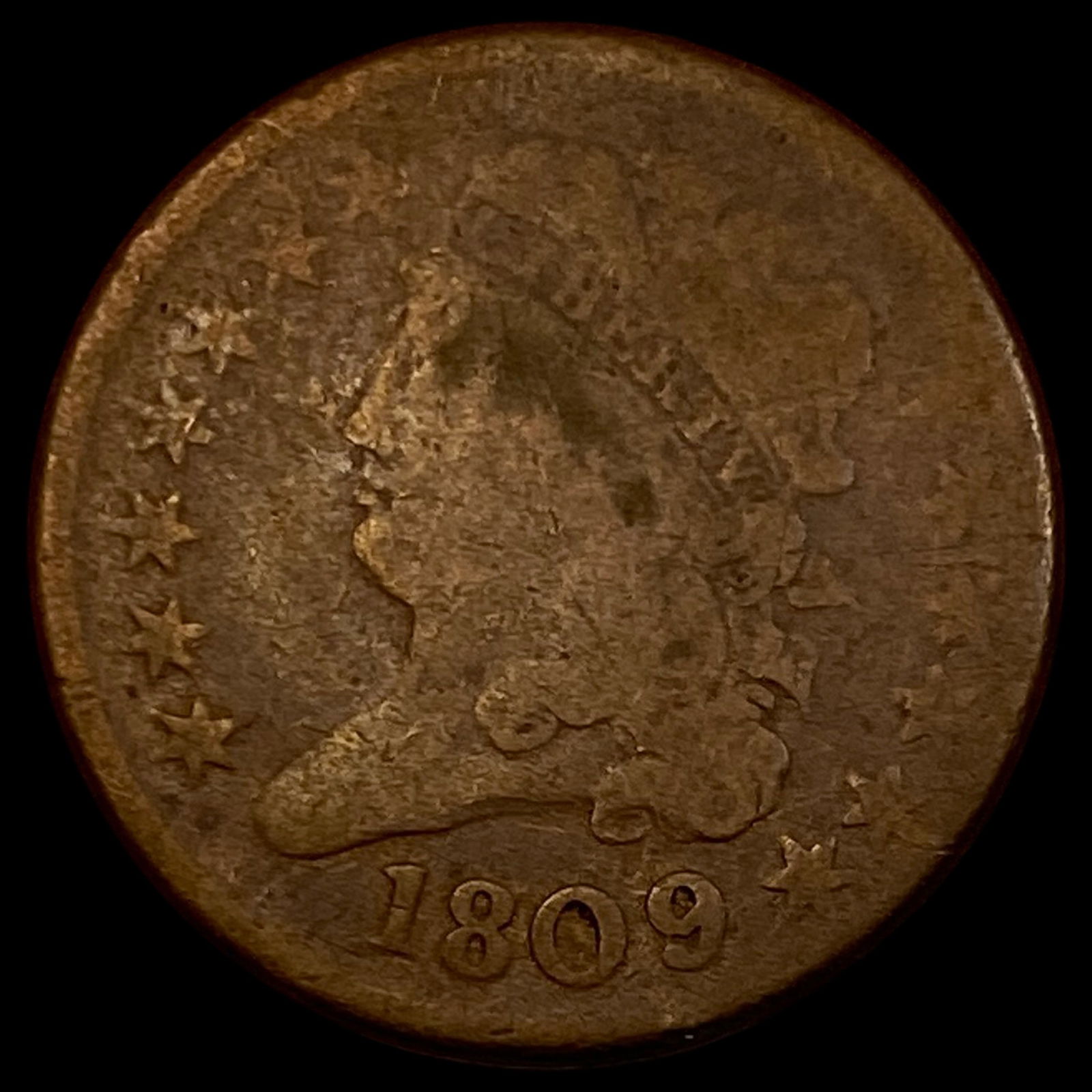 1809 Classic Head Half Cent NICELY CIRCULATED (1 of 2)