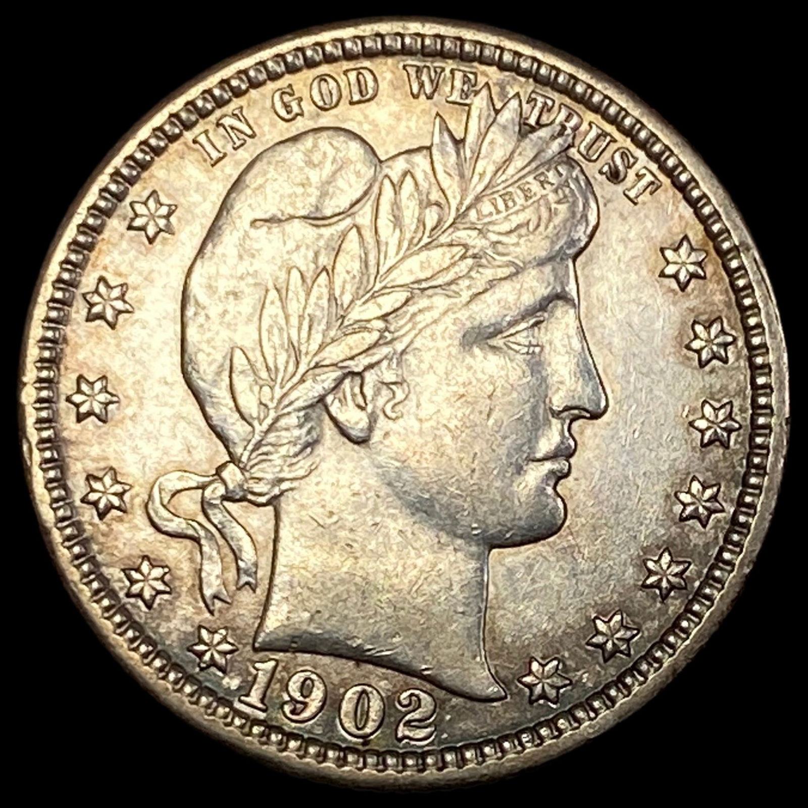 1902-O Barber Silver Quarter UNCIRCULATED (1 of 2)