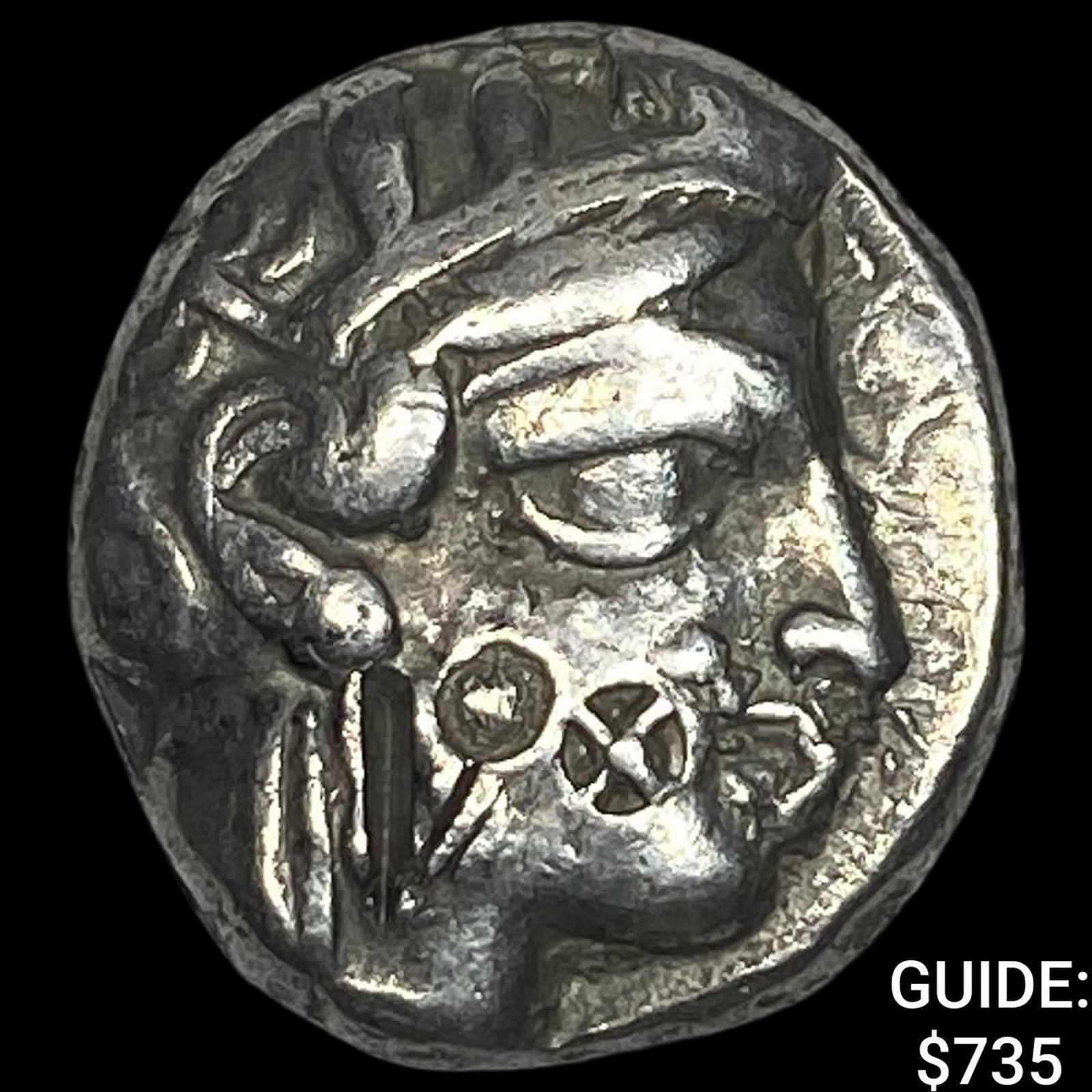 Attica Athens 393-294 BC Silver Tetradrachm NEARLY UNCIRCULATED (1 of 2)