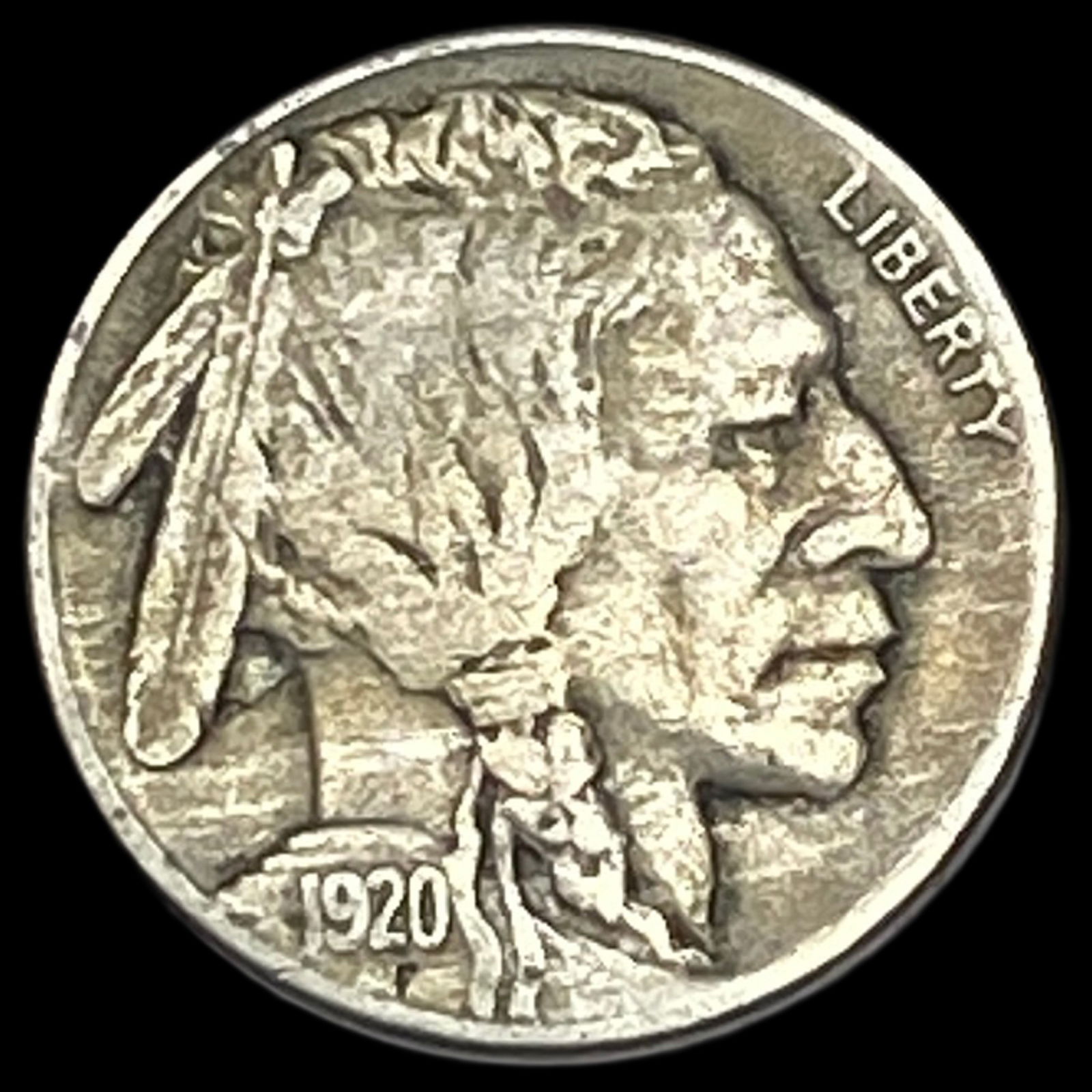 1920-S Buffalo Nickel LIGHTLY CIRCULATED (1 of 2)