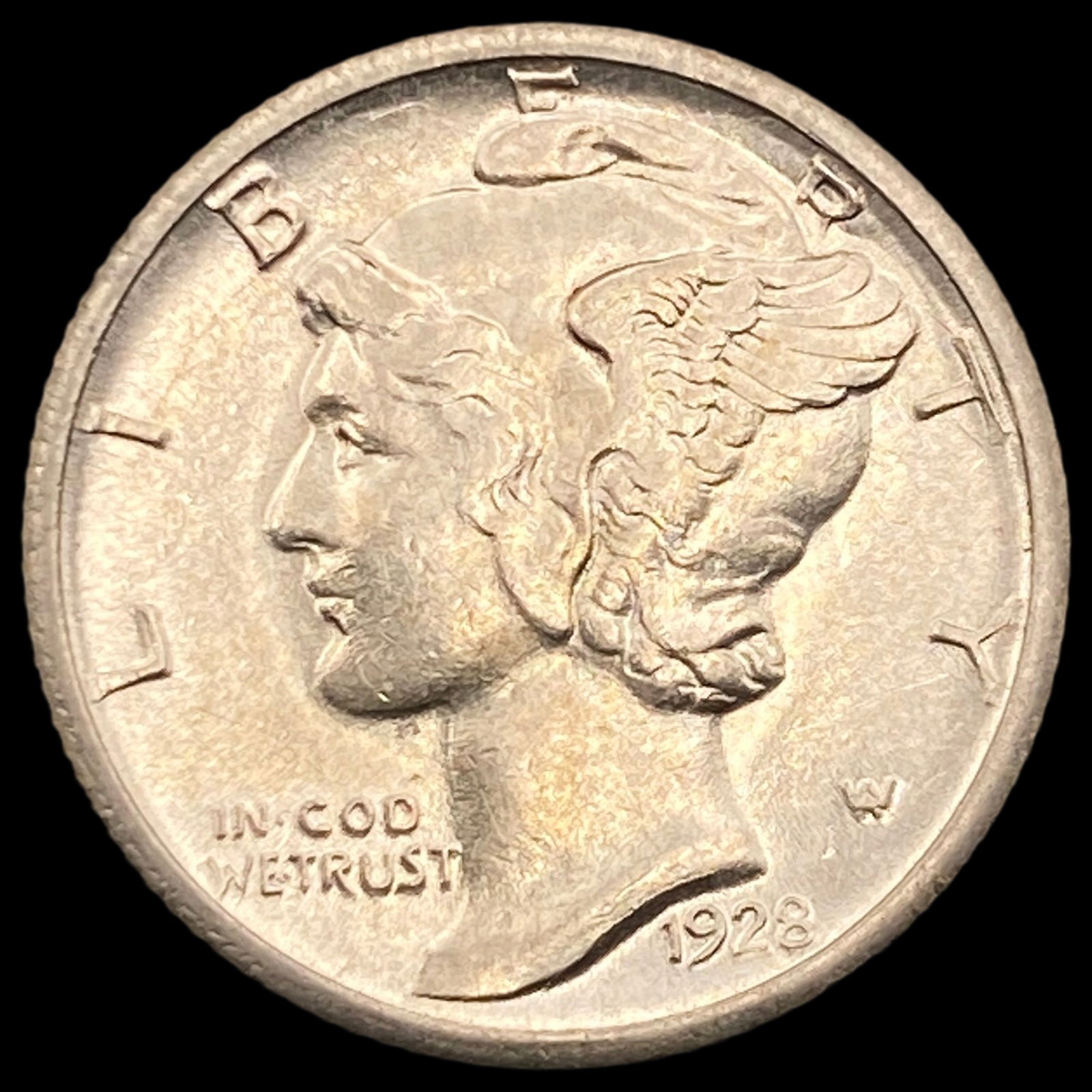 1928-S Silver Mercury Dime UNCIRCULATED (1 of 2)