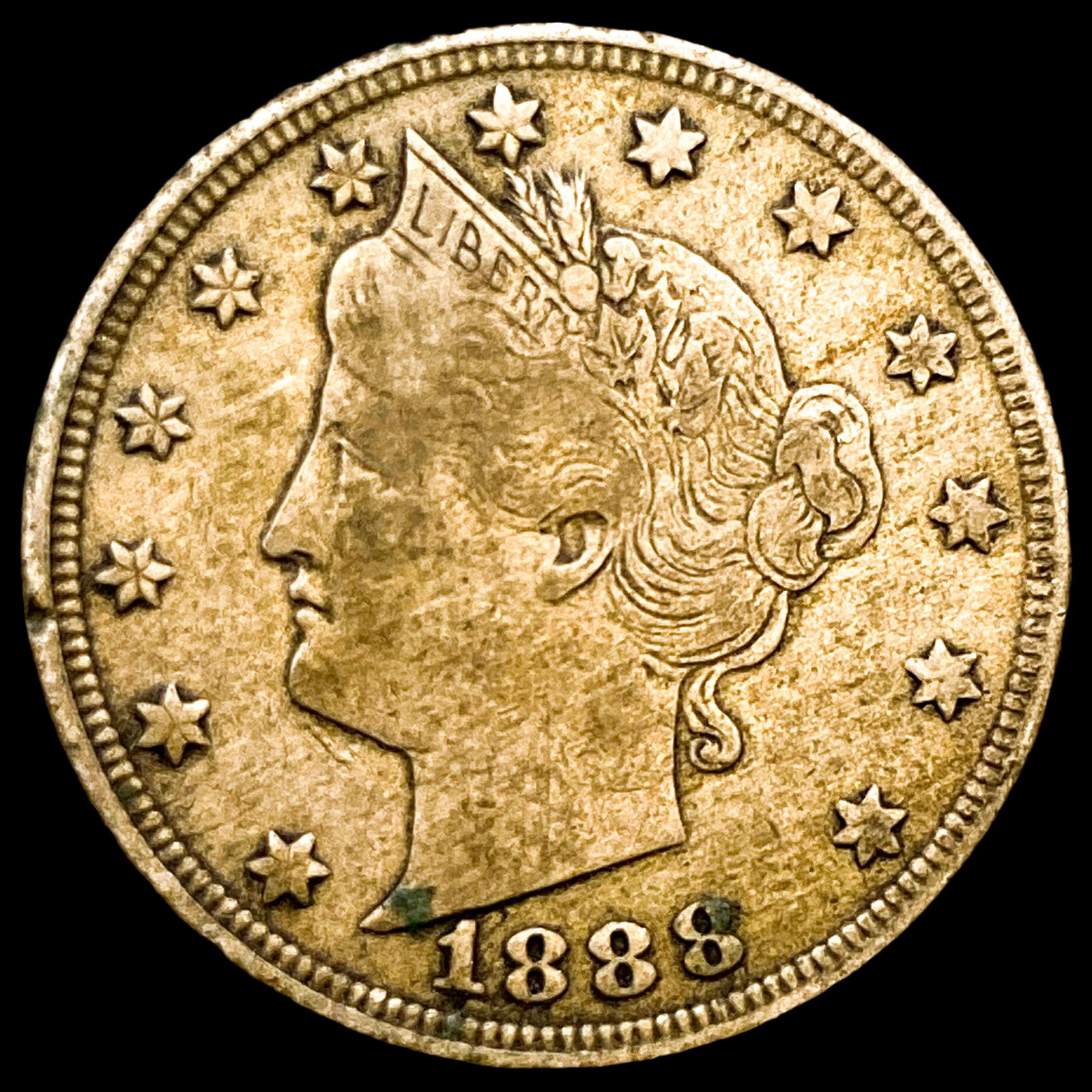 1888 Liberty Head Nickel LIGHTLY CIRCULATED (1 of 2)