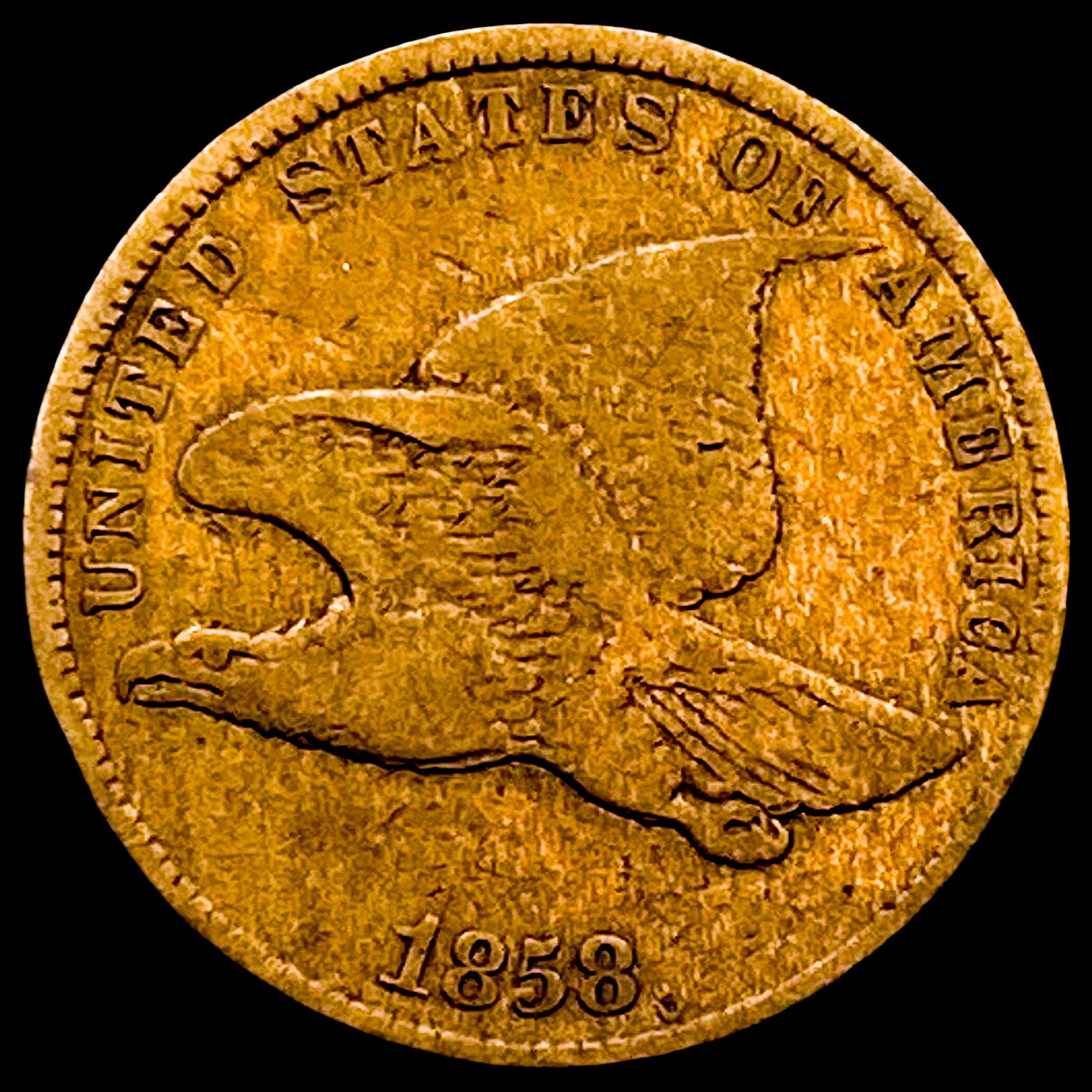 1858 Flying Eagle Cent LIGHTLY CIRCULATED (1 of 2)