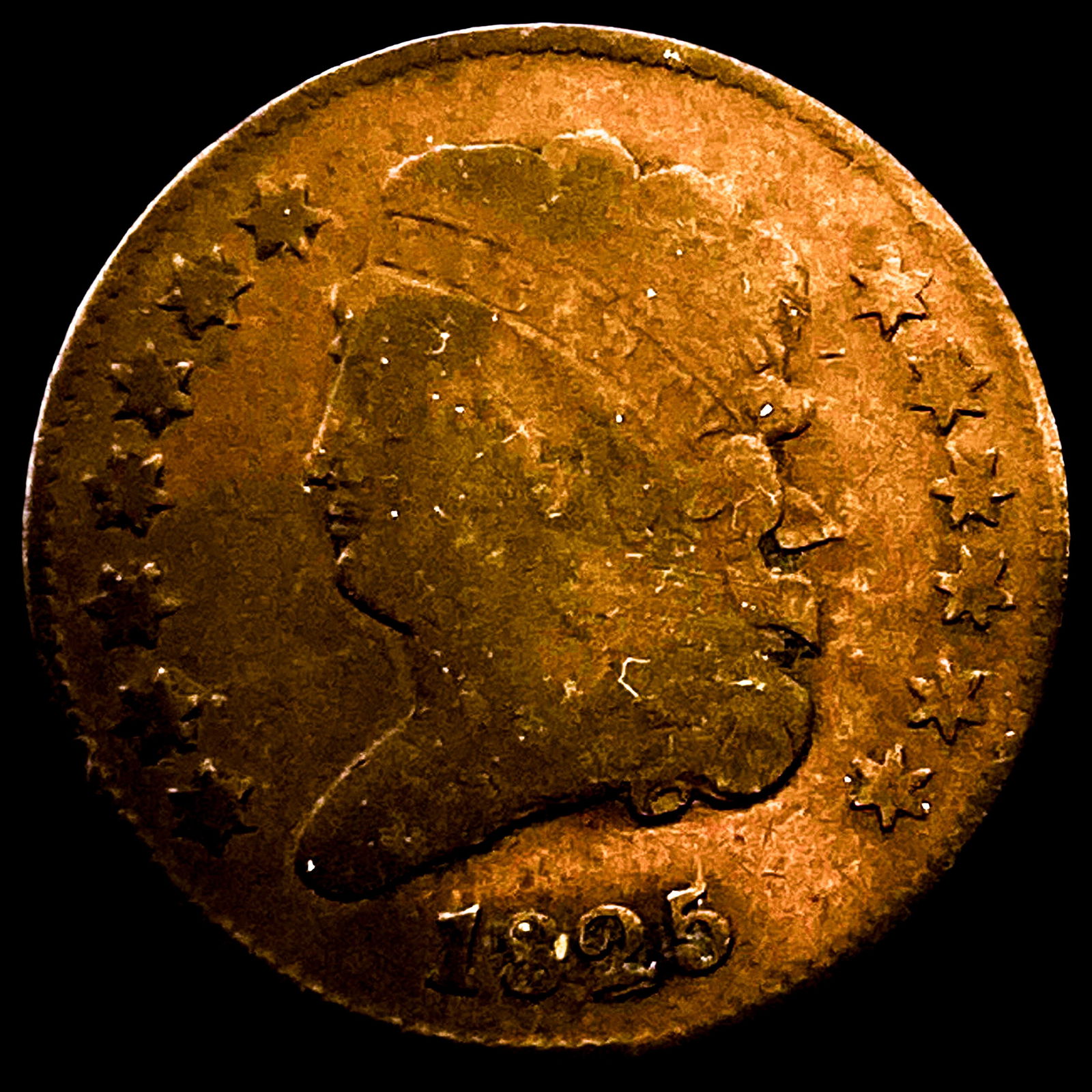 1825 Classic Head Half Cent LIGHTLY CIRCULATED (1 of 2)