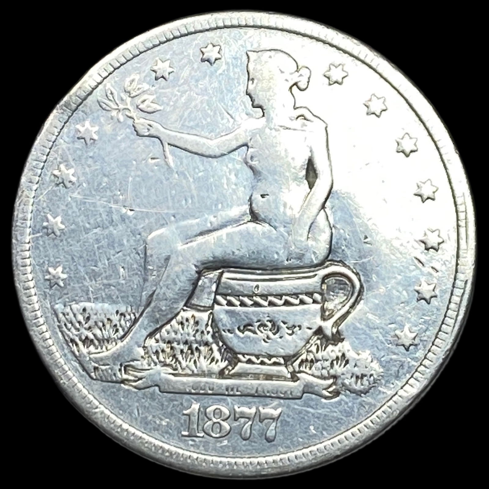 1877-S Silver Trade Dollar HIGH GRADE (1 of 2)