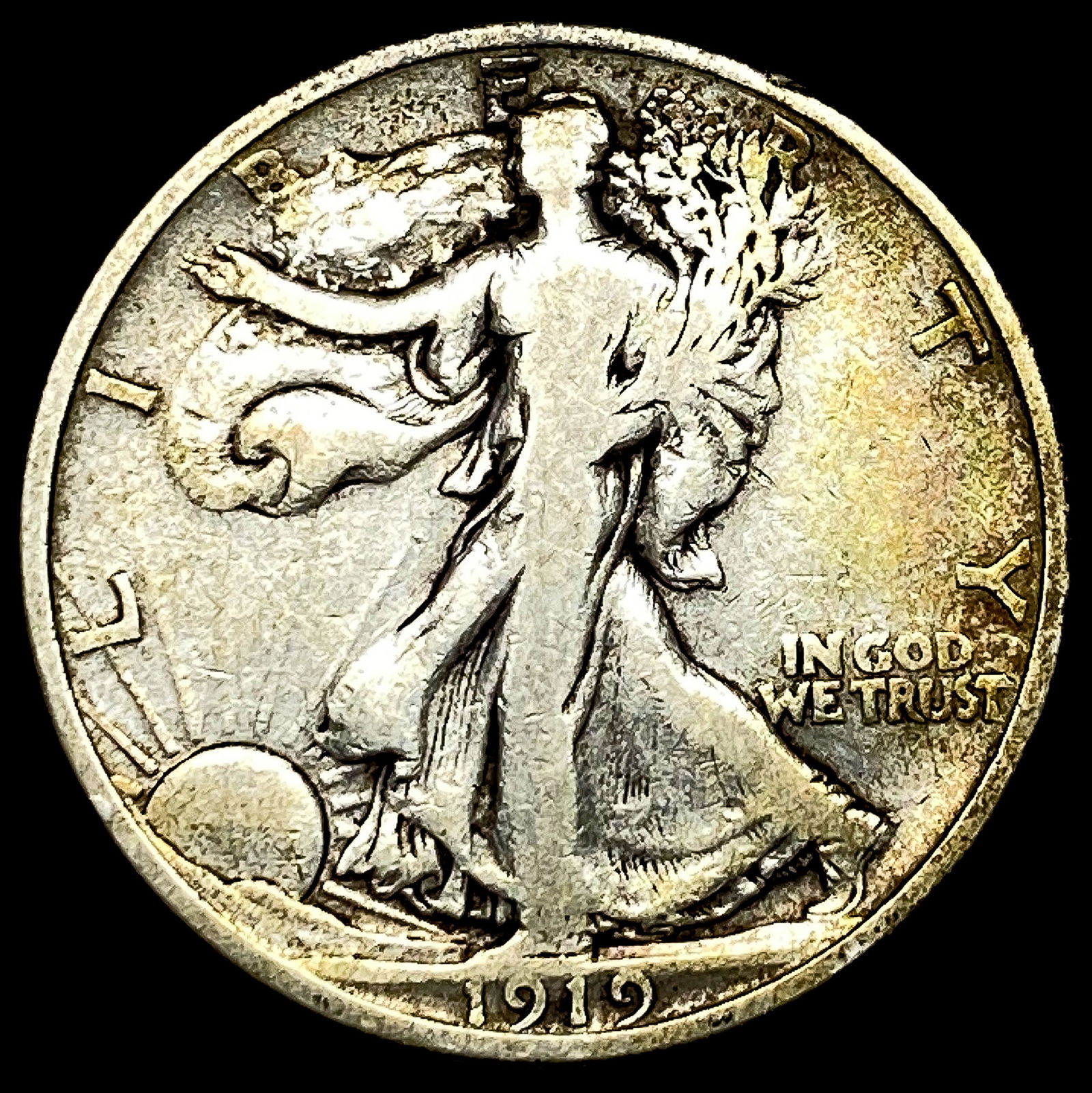 1919 Walking Liberty Half Dollar LIGHTLY CIRCULATED (1 of 2)