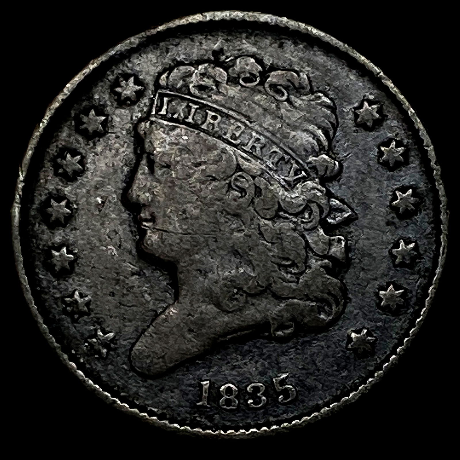 1835 Classic Head Half Cent LIGHTLY CIRCULATED (1 of 2)