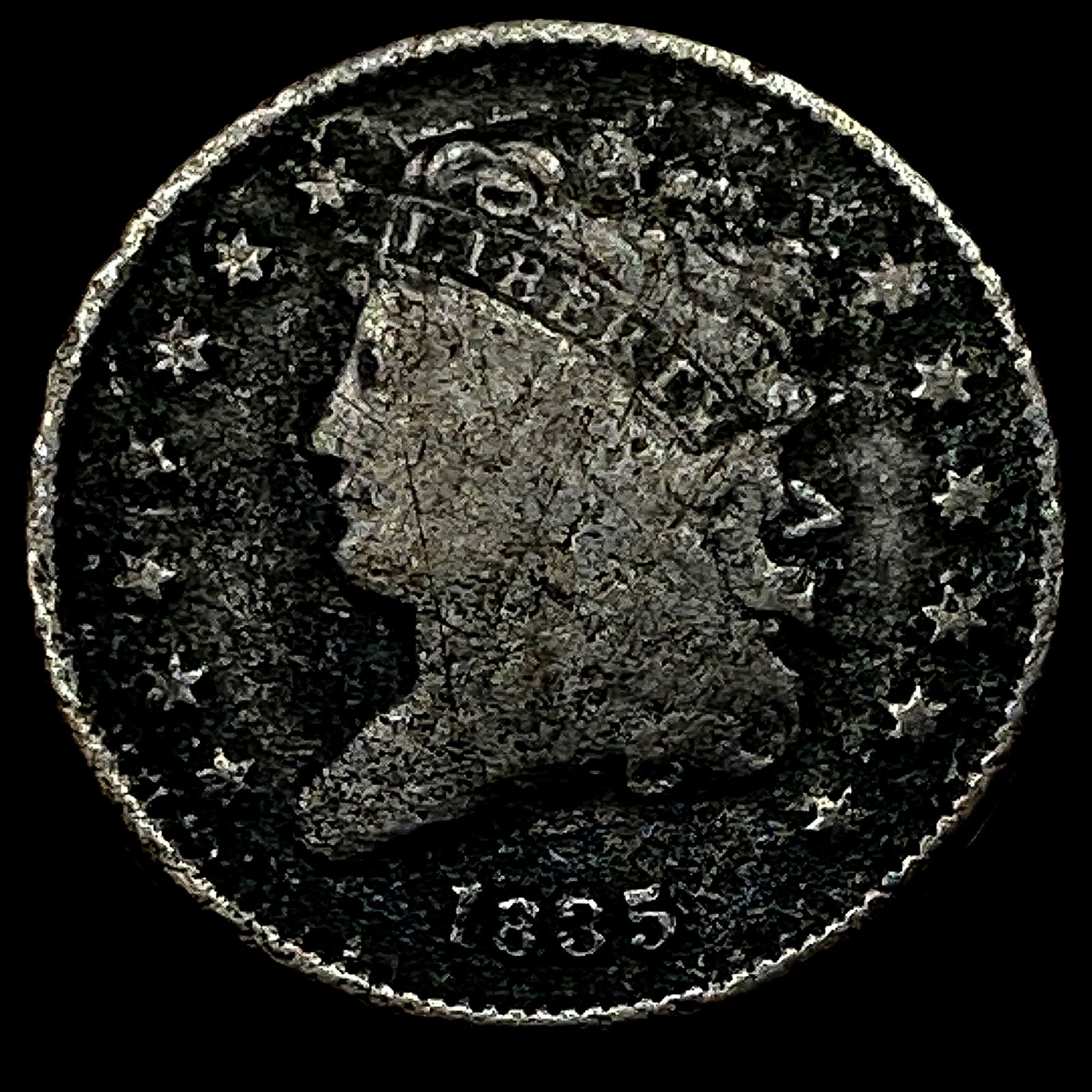 1835 Classic Head Half Cent LIGHTLY CIRCULATED (1 of 2)