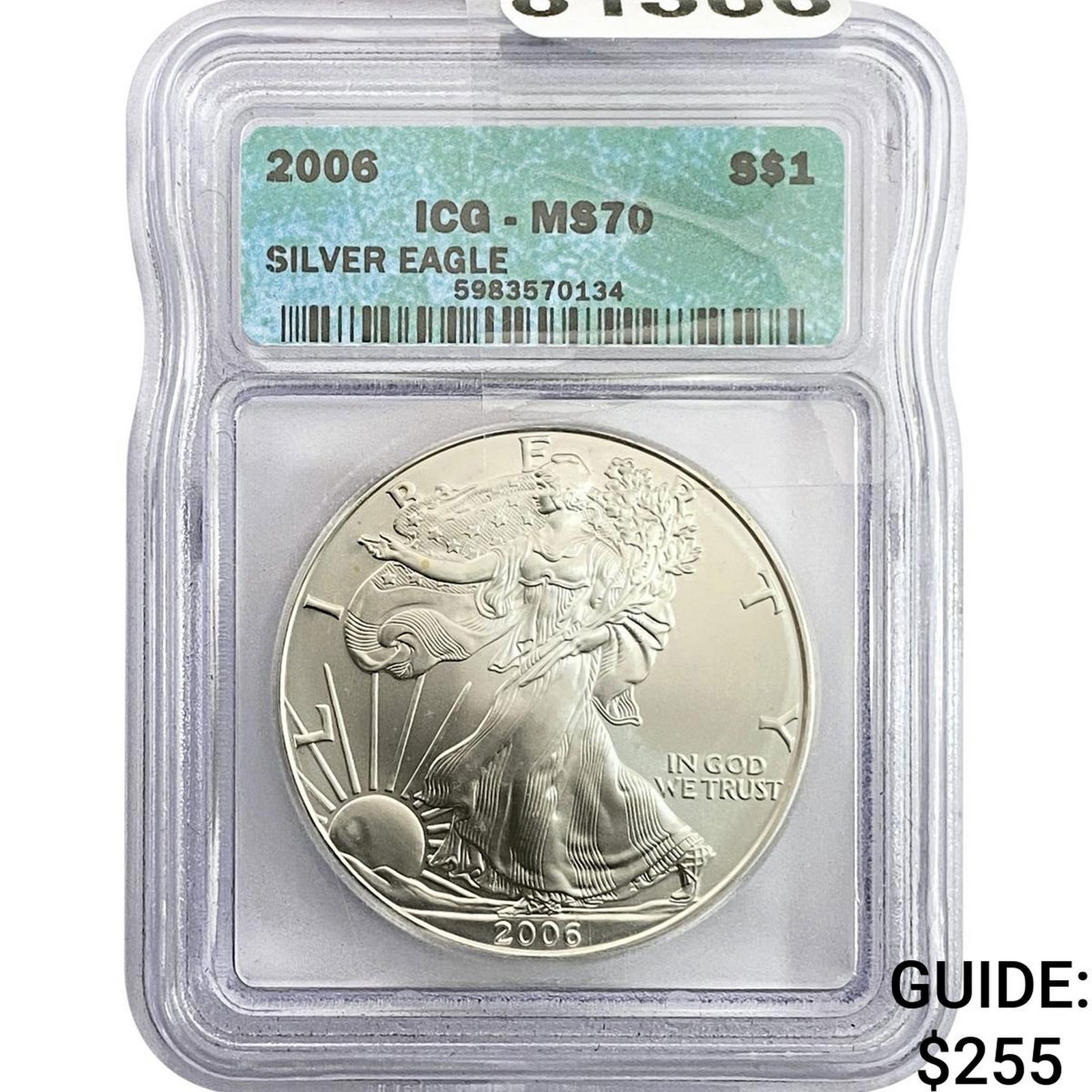 2006 Silver Eagle ICG MS70 (1 of 2)