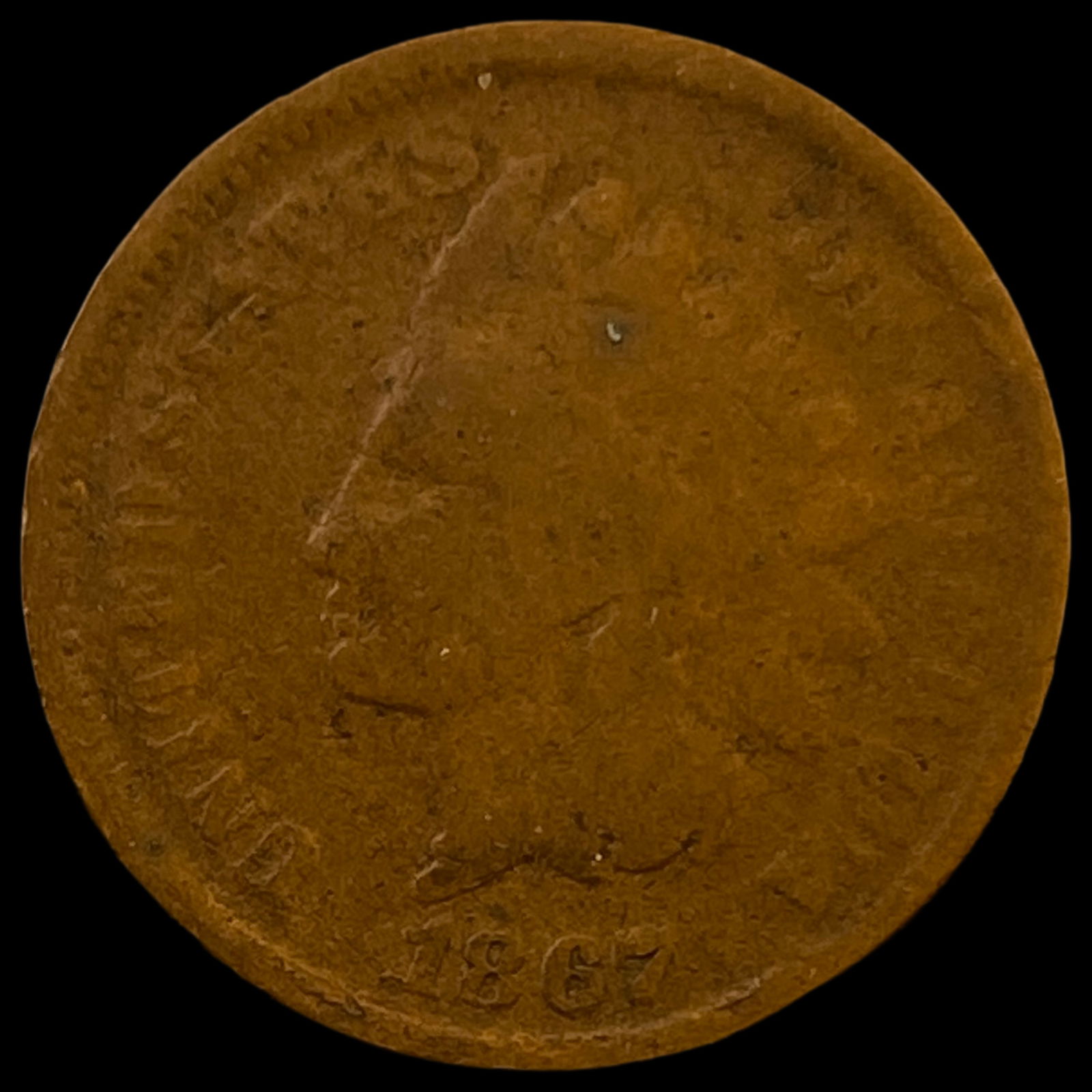 1867 Indian Head Cent NICELY CIRCULATED (1 of 2)