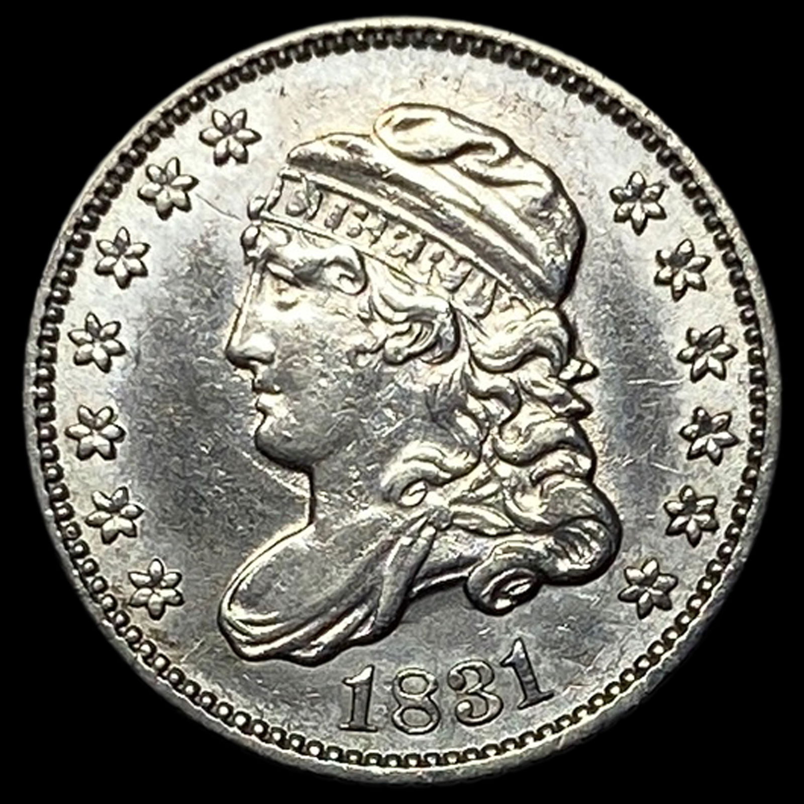 1831 Capped Bust Half Dime CLOSELY UNCIRCULATED (1 of 2)