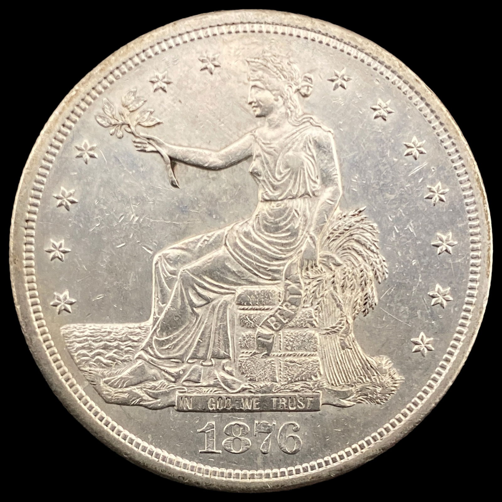 1876-S Silver Trade Dollar UNCIRCULATED (1 of 2)