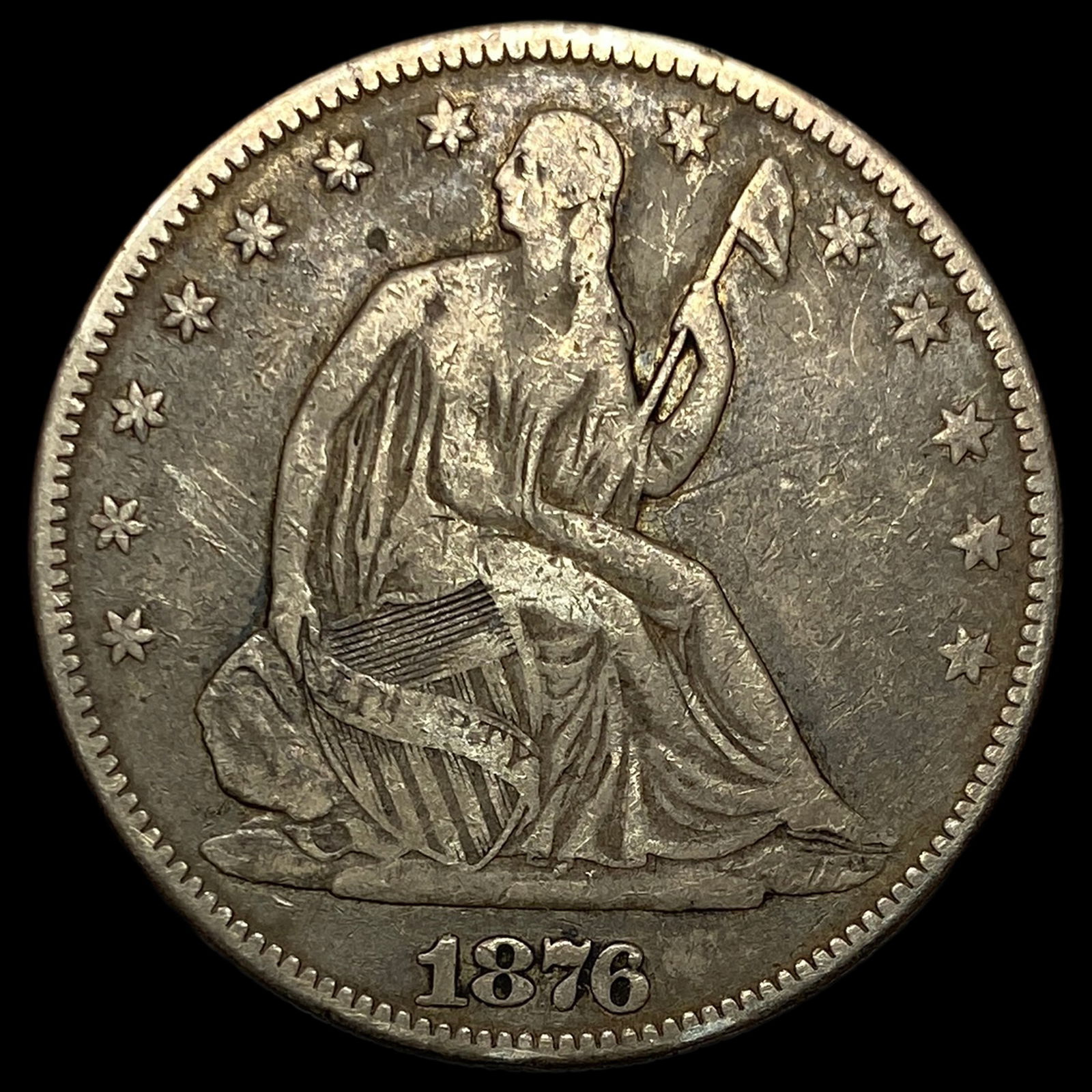 1876 Seated Liberty Half Dollar HIGH GRADE (1 of 2)