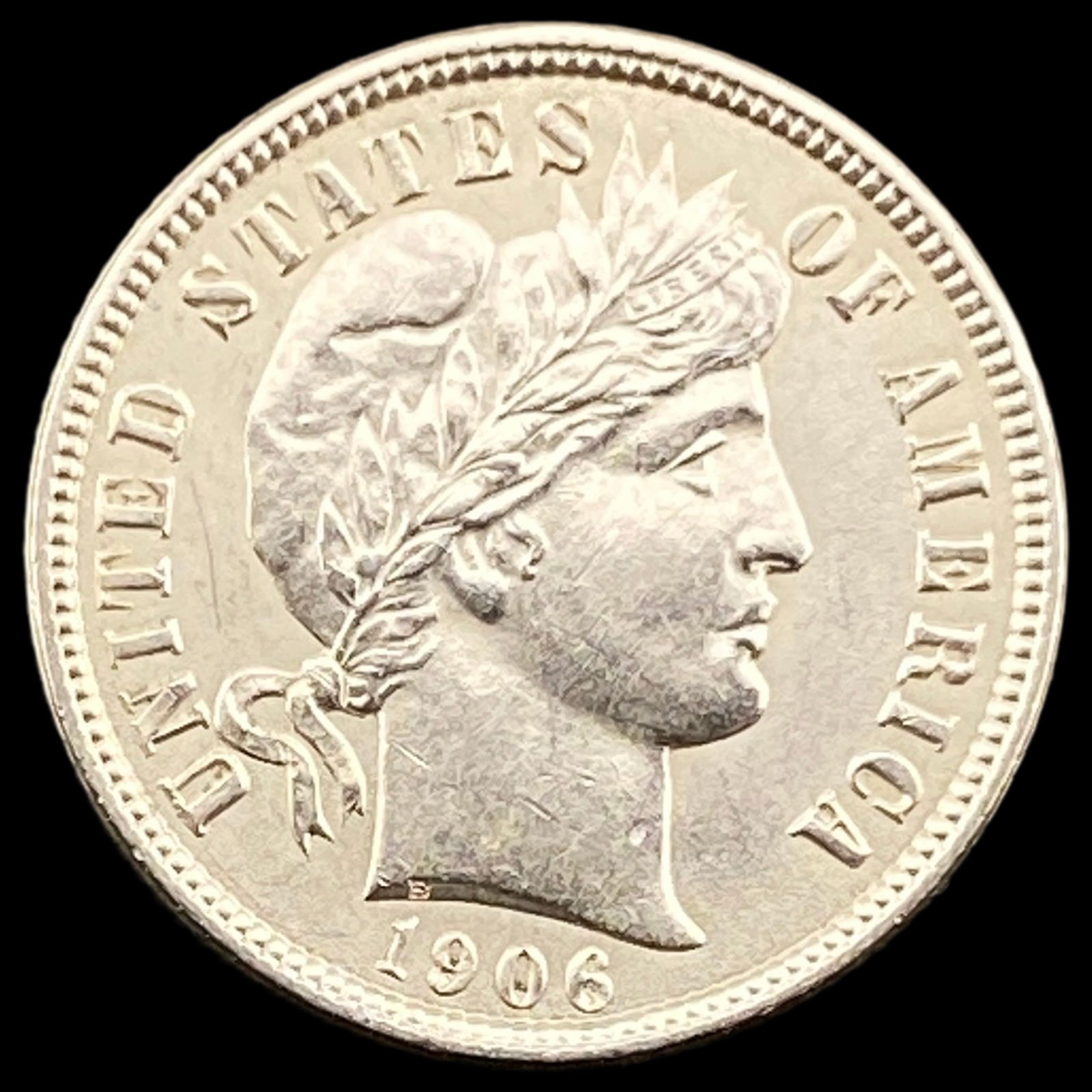 1906 Silver Barber Dime UNCIRCULATED (1 of 2)