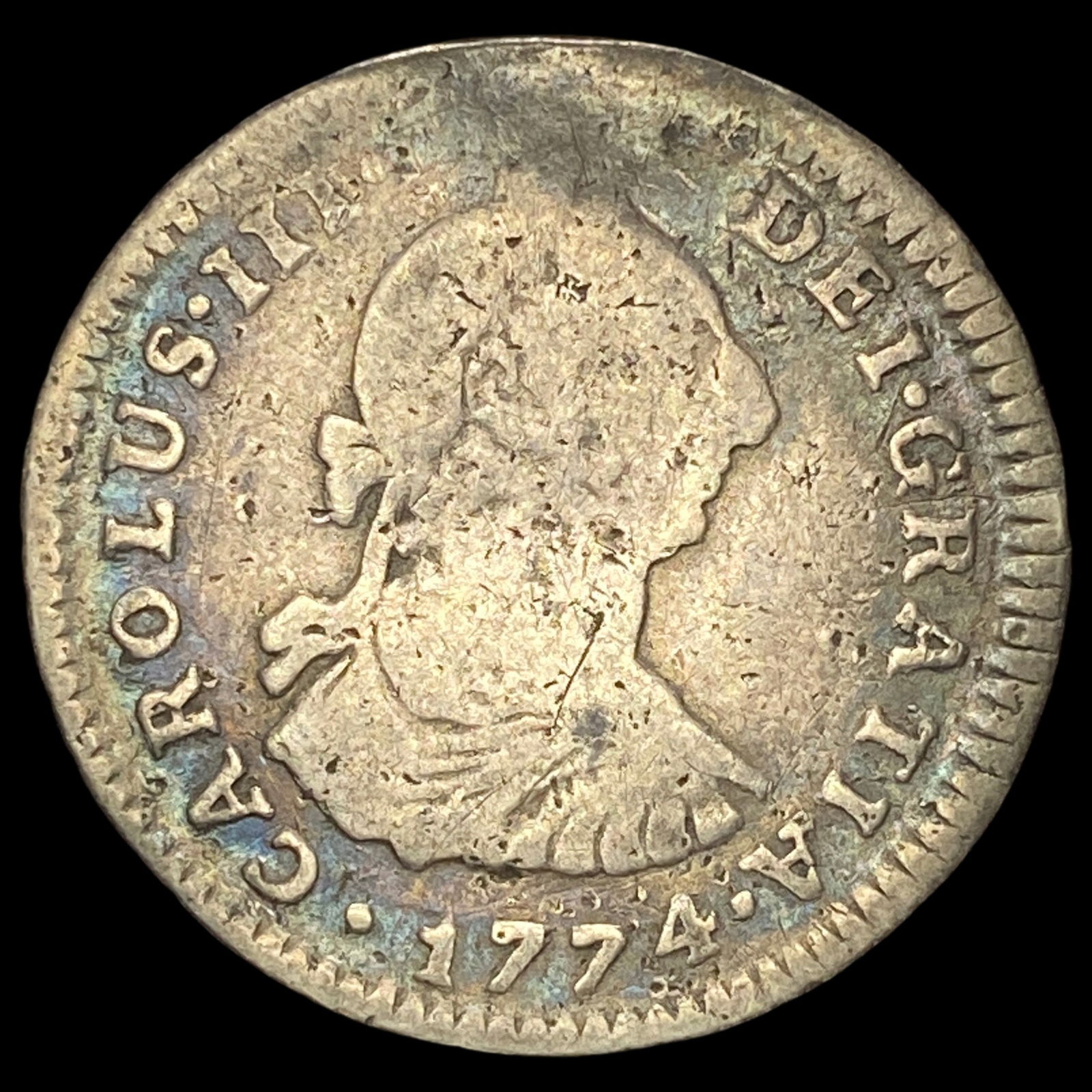 1774 Peru Silver 1 Reale LIGHTLY CIRCULATED (1 of 2)