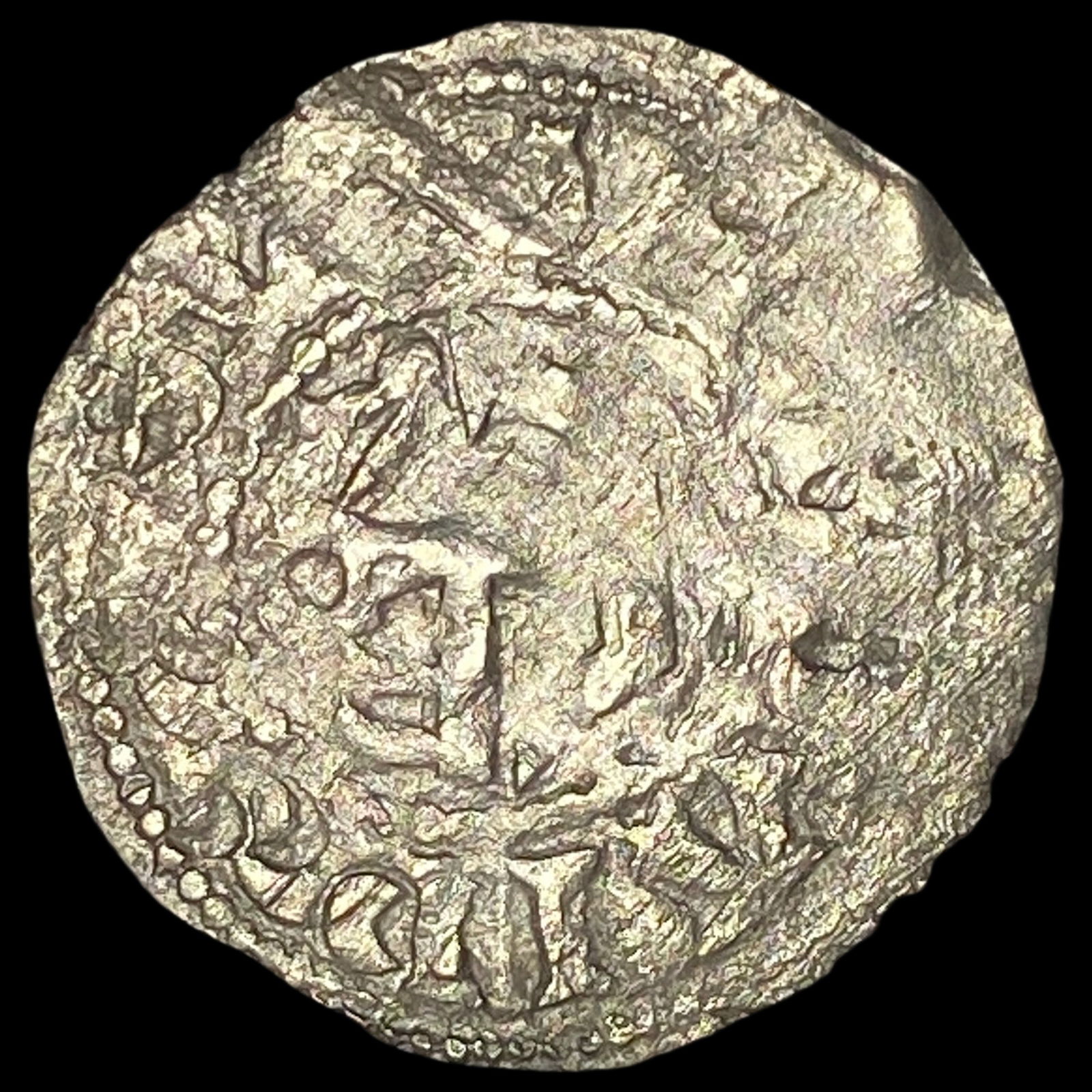 France, Anjou 1100's Silver Denier NEARLY UNCIRCULATED (1 of 2)