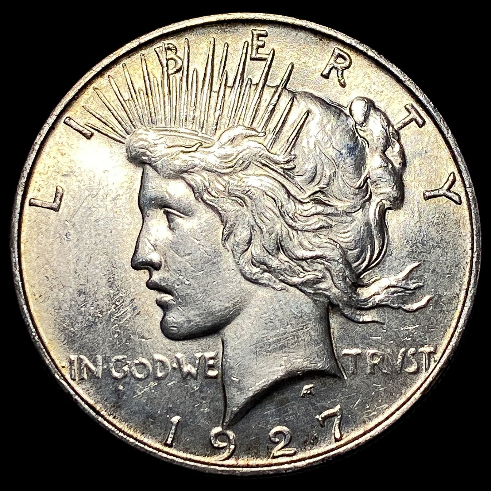 1927-D Peace Silver Dollar CHOICE BU (1 of 2)